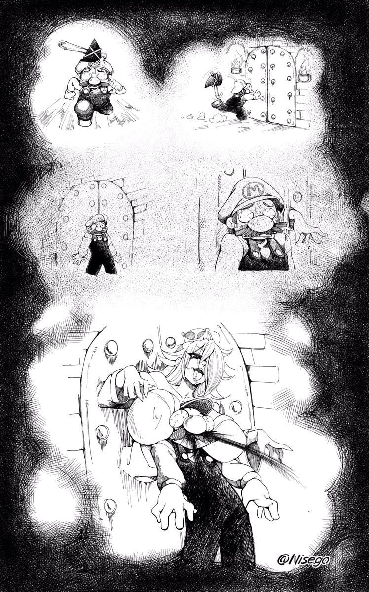 Super Mario Inktober (Mario Series) [Nisego] 1 . Super Mario Inktober - Chapter 1 (Mario Series) [Nisego] – page 25