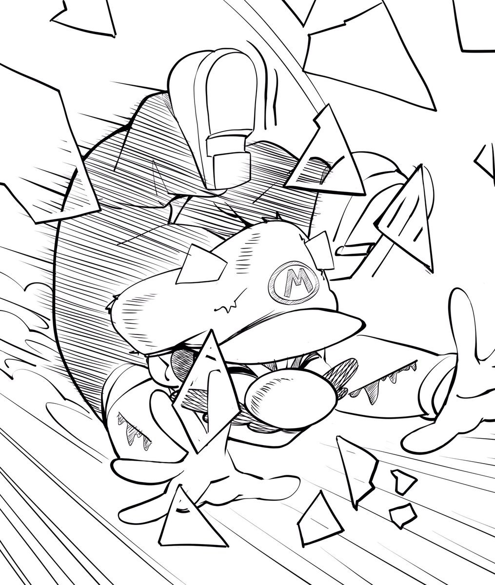 Super Mario Inktober (Mario Series) [Nisego] 1 . Super Mario Inktober - Chapter 1 (Mario Series) [Nisego] – page 56