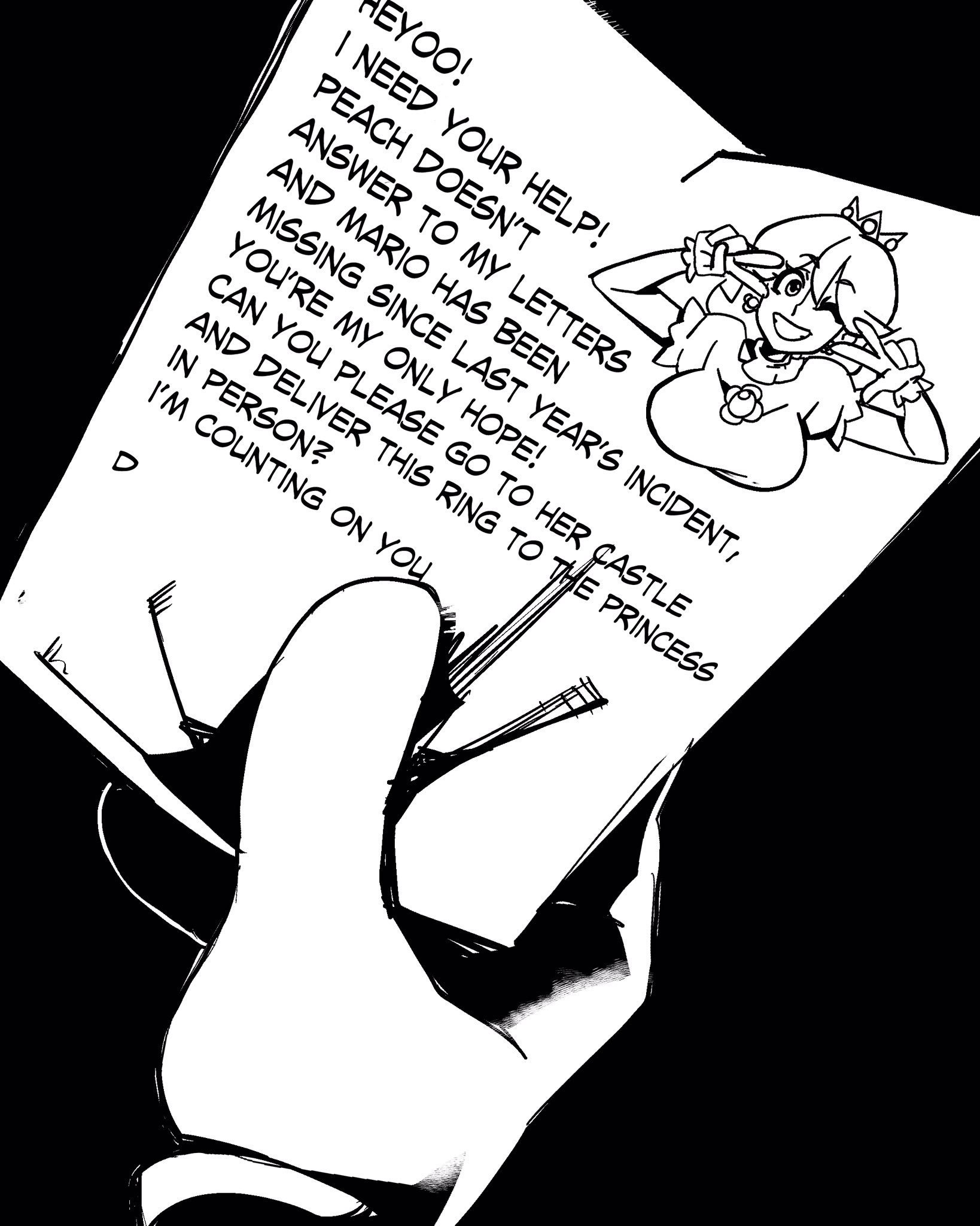 Super Mario Inktober (Mario Series) [Nisego] 2 . Super Mario Inktober - Chapter 2 (Mario Series) [Nisego] – page 4