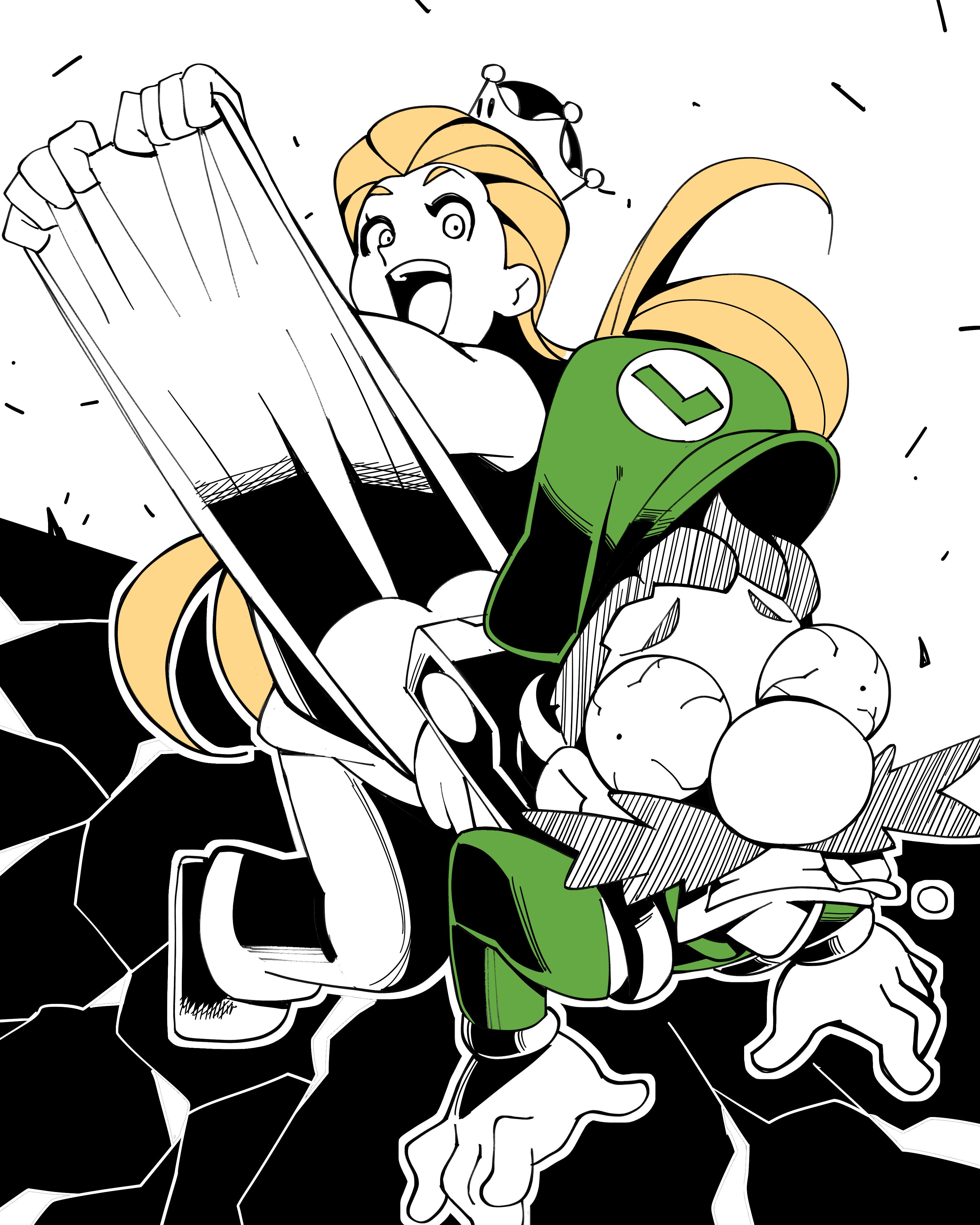 Super Mario Inktober (Mario Series) [Nisego] 2 . Super Mario Inktober - Chapter 2 (Mario Series) [Nisego] – page 73