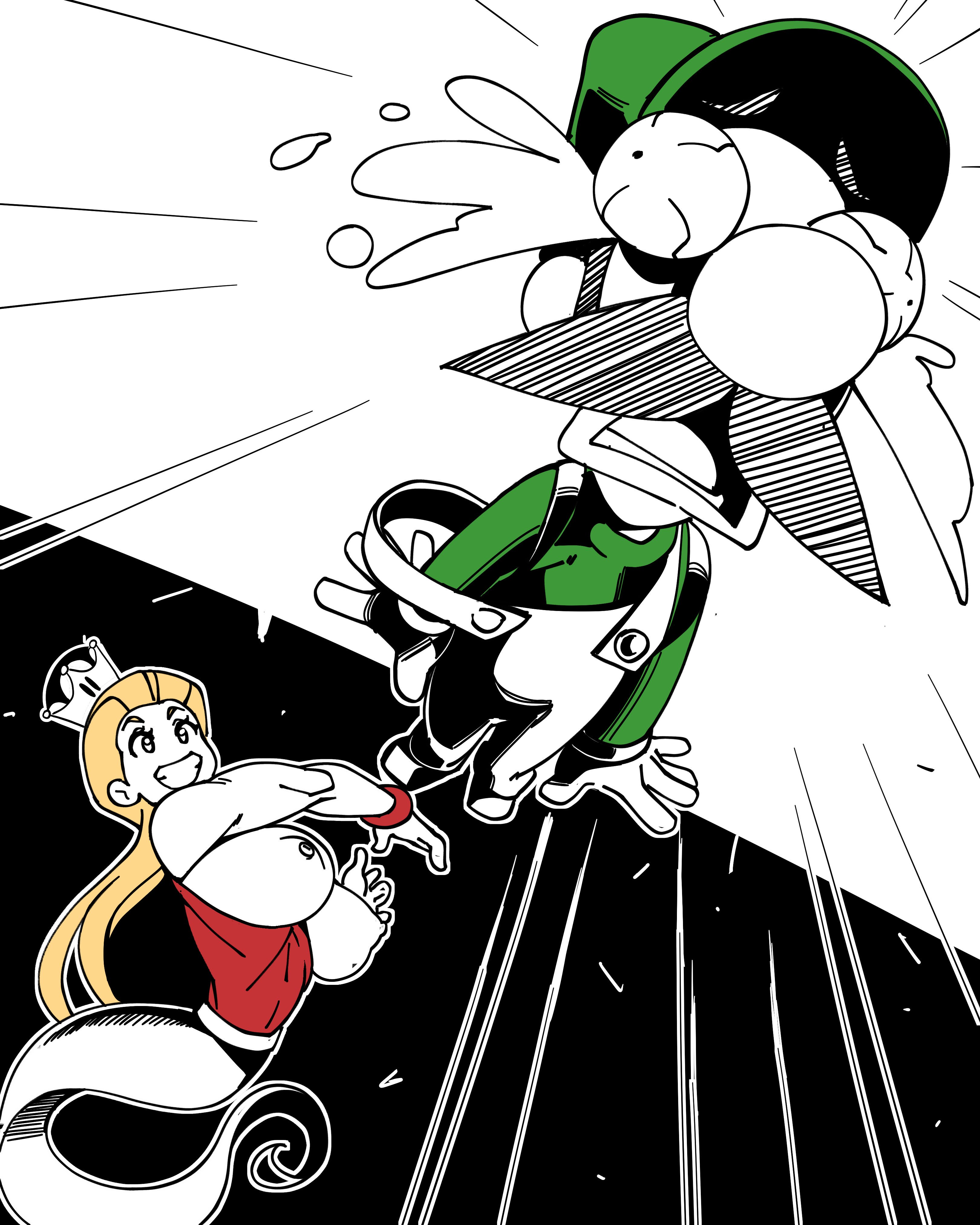 Super Mario Inktober (Mario Series) [Nisego] 2 . Super Mario Inktober - Chapter 2 (Mario Series) [Nisego] – page 74