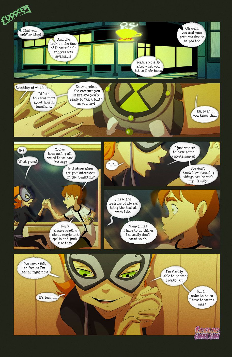 The Witch With No Name (Ben 10) [Tease Comix] 1 . The Witch With No Name - Chapter 1 (Ben 10) [Tease Comix] – page 16