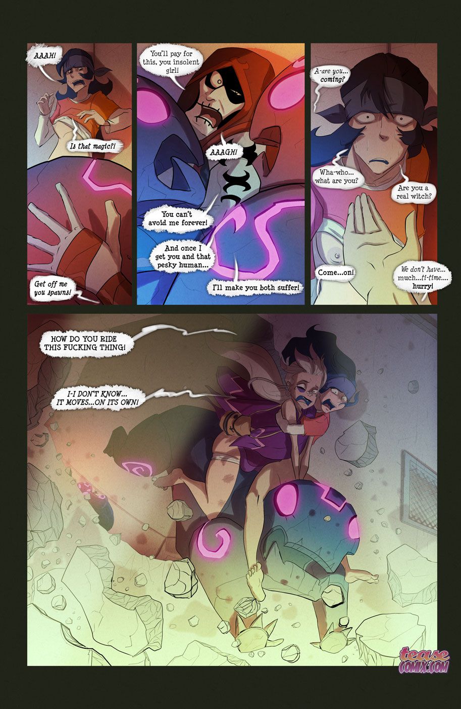 The Witch With No Name (Ben 10) [Tease Comix] 1 . The Witch With No Name - Chapter 1 (Ben 10) [Tease Comix] – page 45