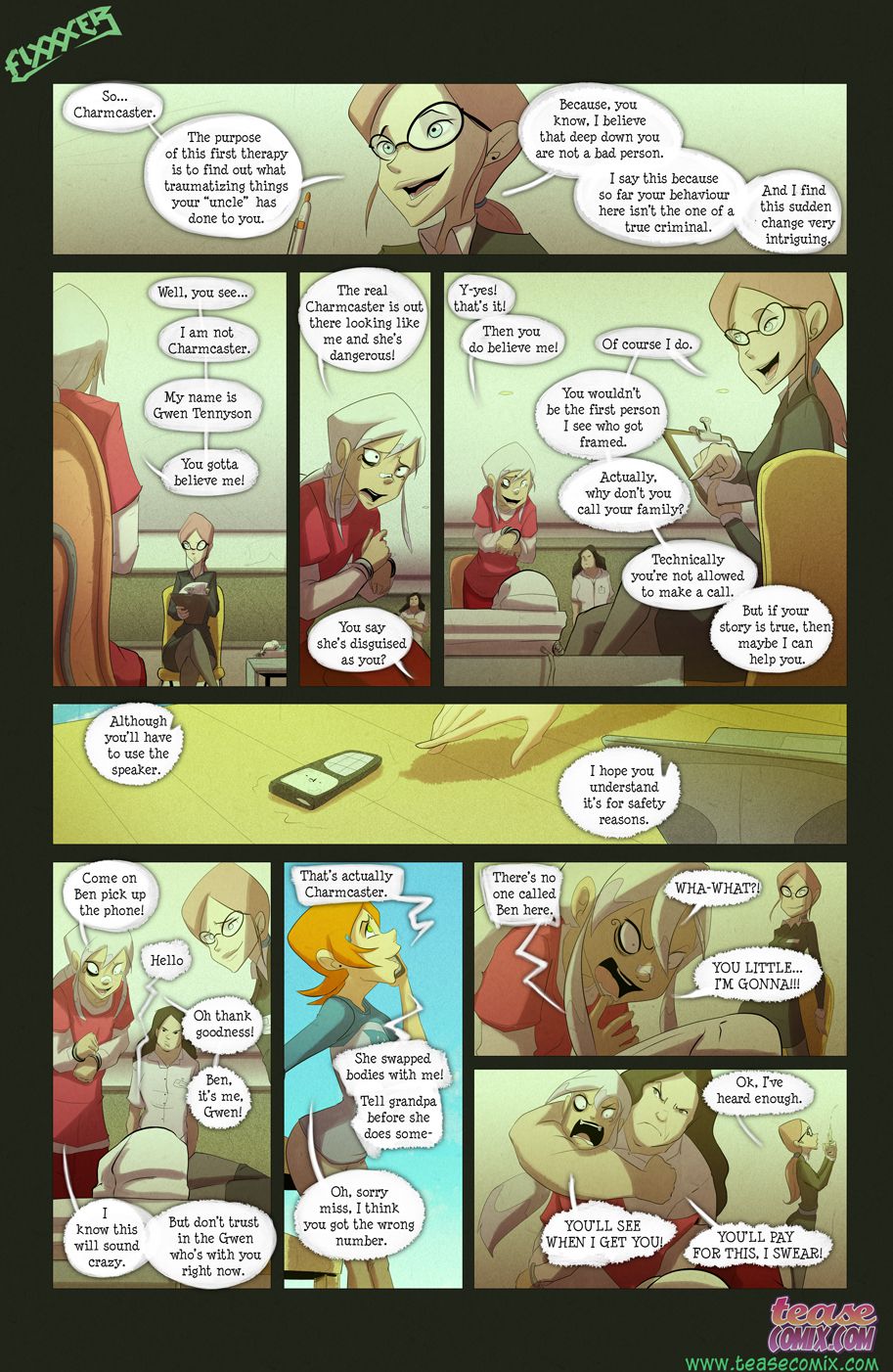 The Witch With No Name (Ben 10) [Tease Comix] 1 . The Witch With No Name - Chapter 1 (Ben 10) [Tease Comix] – page 6