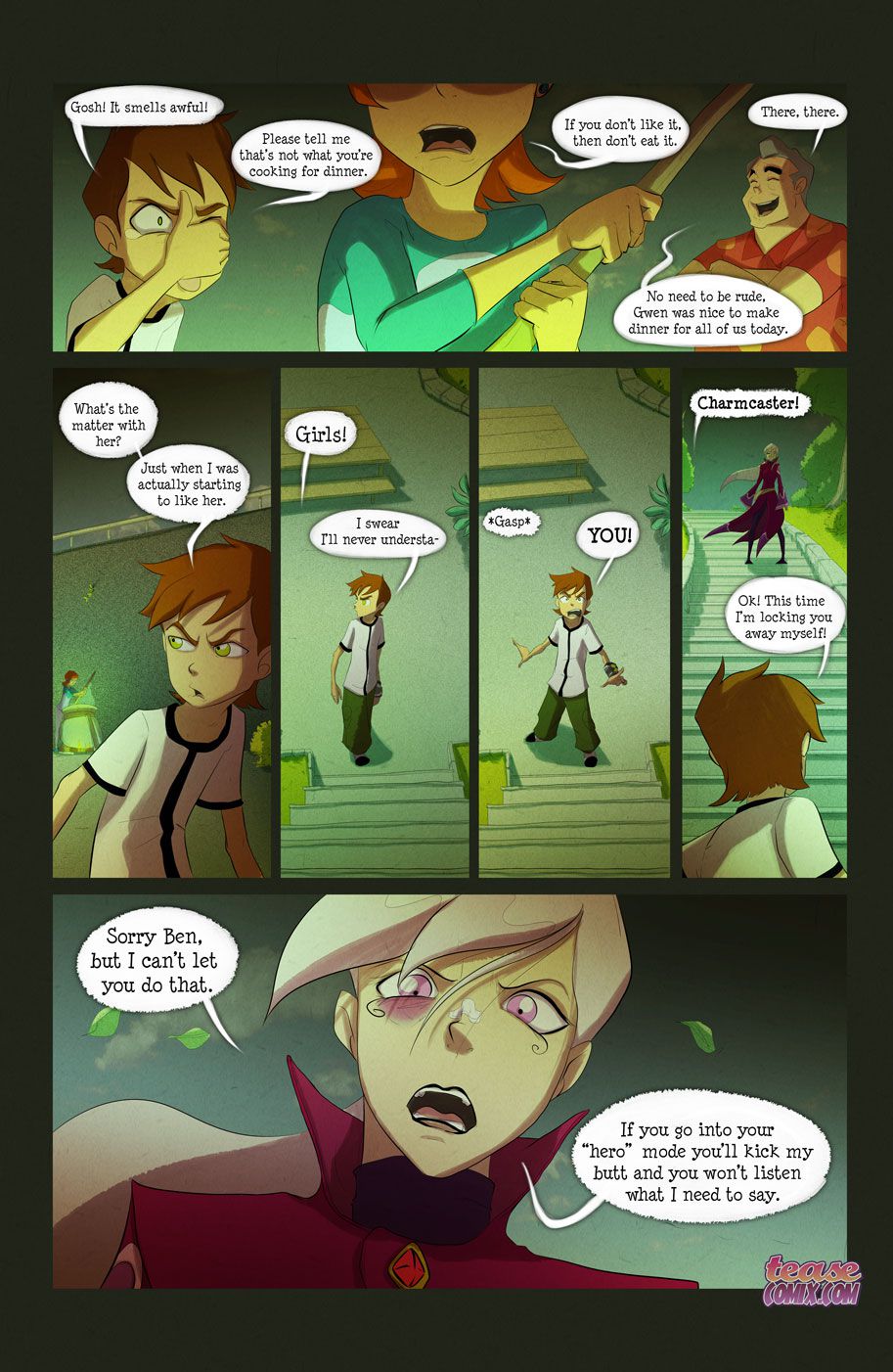 The Witch With No Name (Ben 10) [Tease Comix] 1 . The Witch With No Name - Chapter 1 (Ben 10) [Tease Comix] – page 61