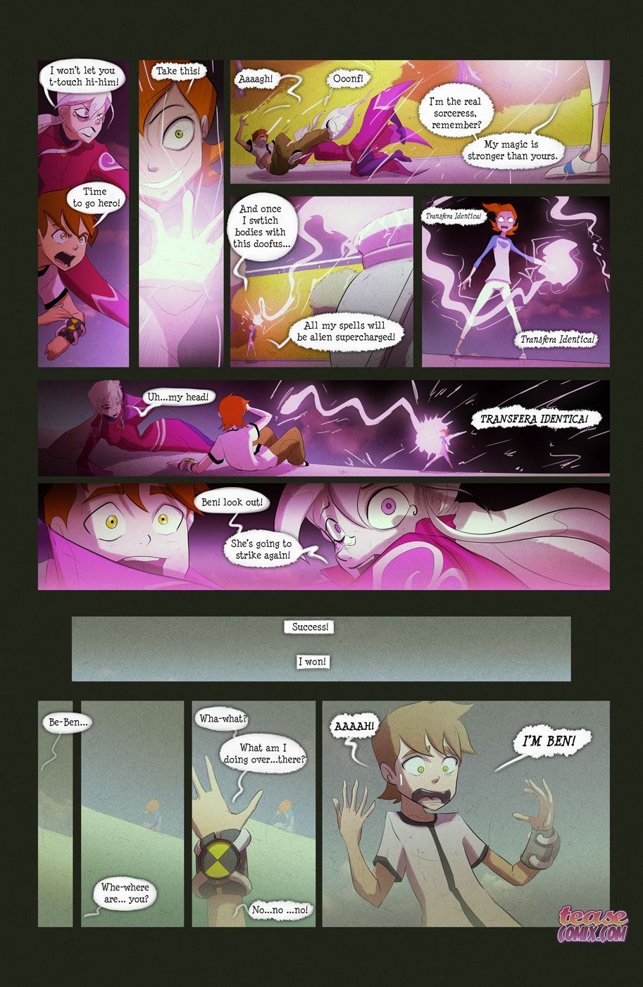 The Witch With No Name (Ben 10) [Tease Comix] 1 . The Witch With No Name - Chapter 1 (Ben 10) [Tease Comix] – page 63