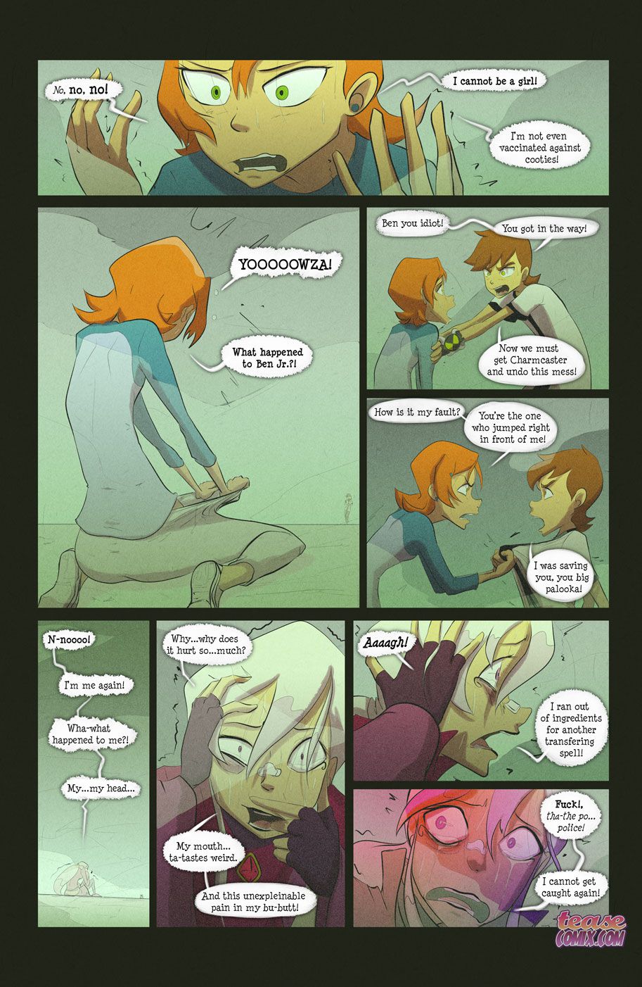 The Witch With No Name (Ben 10) [Tease Comix] 1 . The Witch With No Name - Chapter 1 (Ben 10) [Tease Comix] – page 64