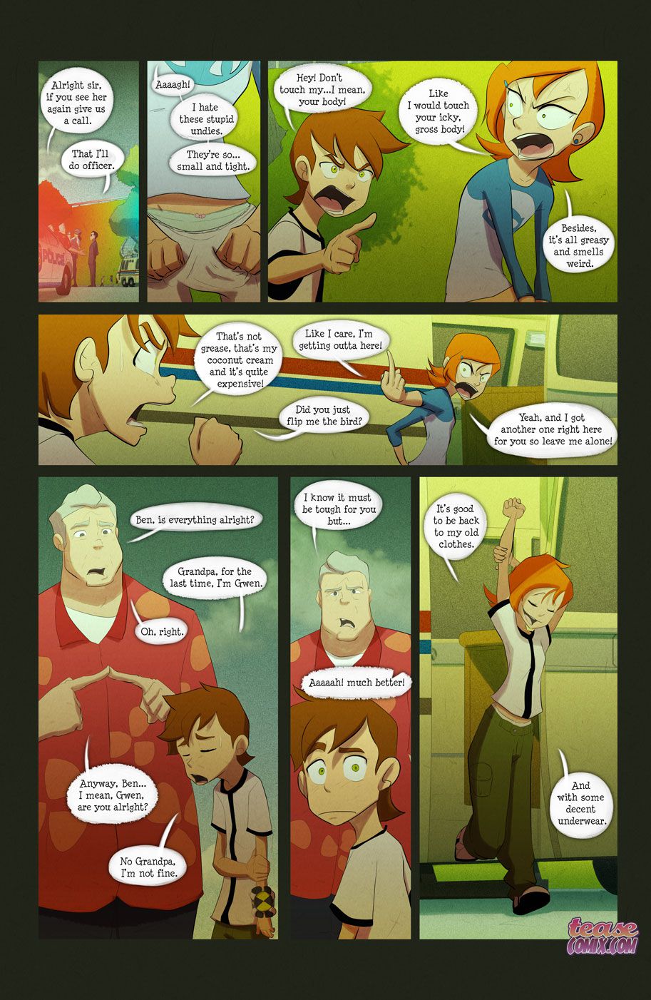 The Witch With No Name (Ben 10) [Tease Comix] 1 . The Witch With No Name - Chapter 1 (Ben 10) [Tease Comix] – page 66