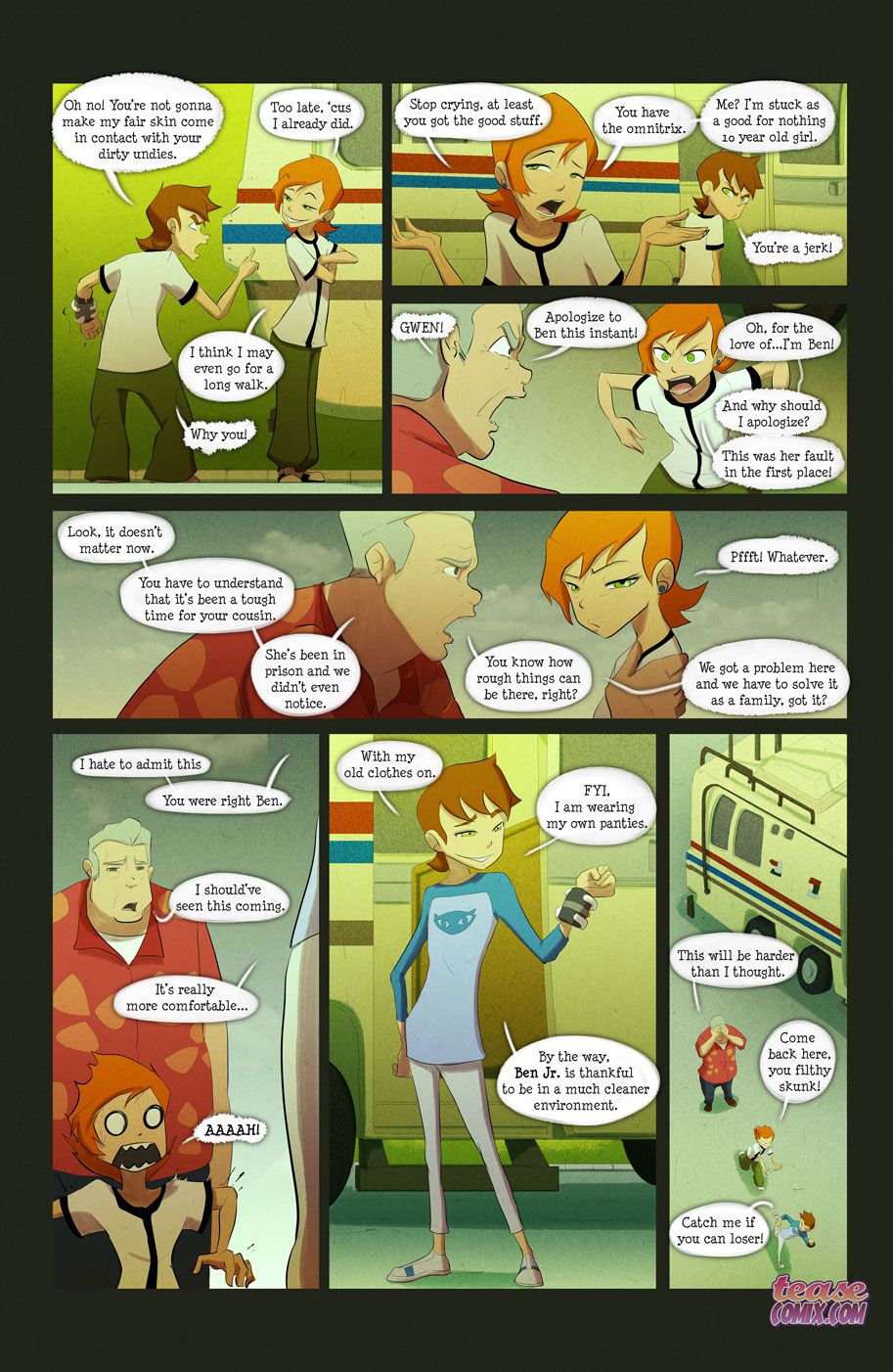 The Witch With No Name (Ben 10) [Tease Comix] 1 . The Witch With No Name - Chapter 1 (Ben 10) [Tease Comix] – page 67