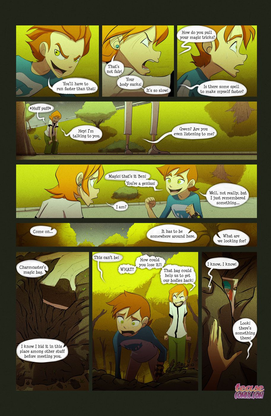 The Witch With No Name (Ben 10) [Tease Comix] 1 . The Witch With No Name - Chapter 1 (Ben 10) [Tease Comix] – page 68