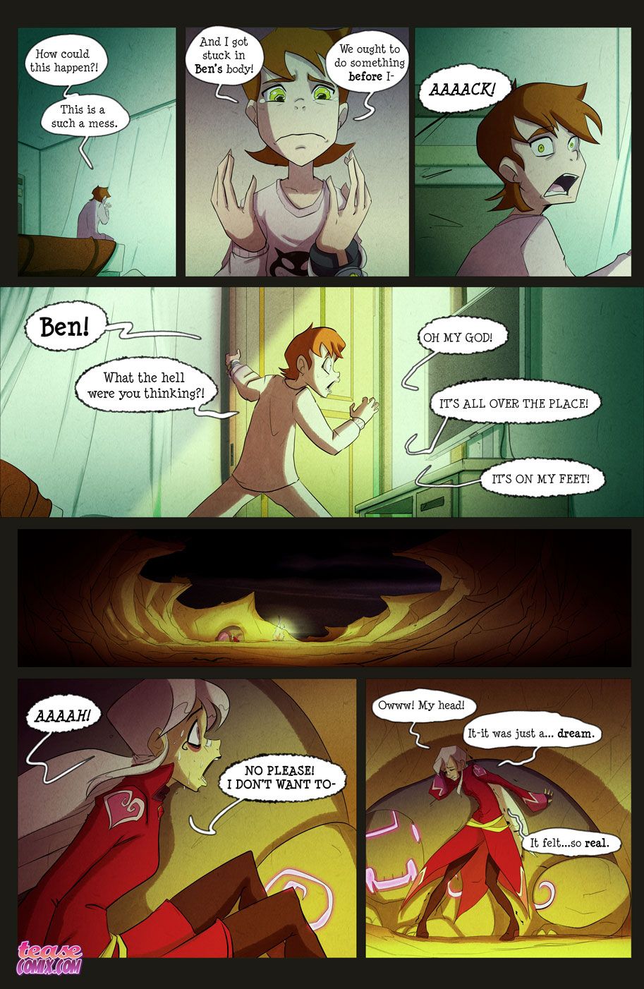 The Witch With No Name (Ben 10) [Tease Comix] 2 . The Witch With No Name - Turn Into - Chapter 2 (Ben 10) [Tease Comix] – page 19