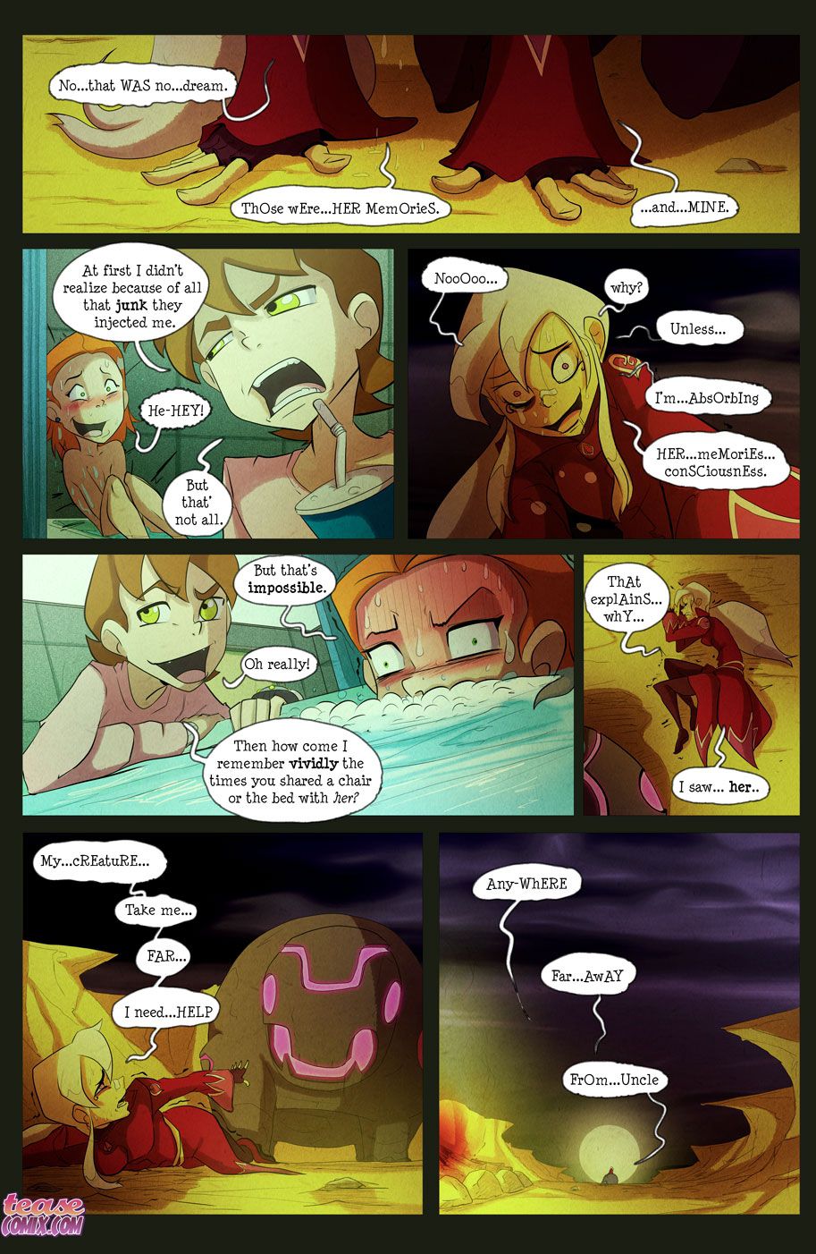 The Witch With No Name (Ben 10) [Tease Comix] 2 . The Witch With No Name - Turn Into - Chapter 2 (Ben 10) [Tease Comix] – page 21