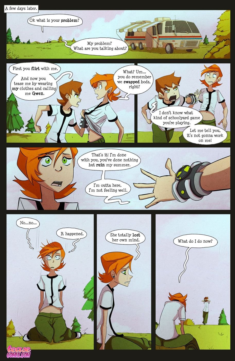 The Witch With No Name (Ben 10) [Tease Comix] 2 . The Witch With No Name - Turn Into - Chapter 2 (Ben 10) [Tease Comix] – page 51