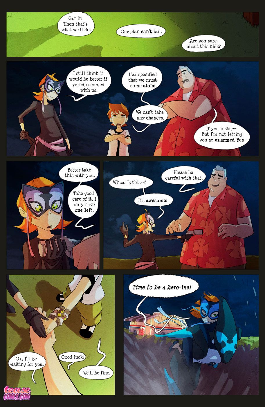 The Witch With No Name (Ben 10) [Tease Comix] 2 . The Witch With No Name - Turn Into - Chapter 2 (Ben 10) [Tease Comix] – page 68