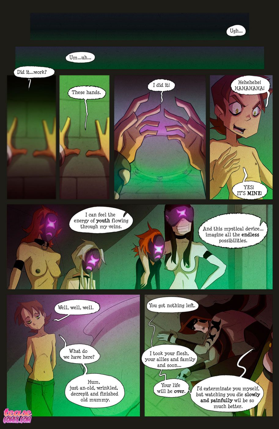 The Witch With No Name (Ben 10) [Tease Comix] 2 . The Witch With No Name - Turn Into - Chapter 2 (Ben 10) [Tease Comix] – page 79