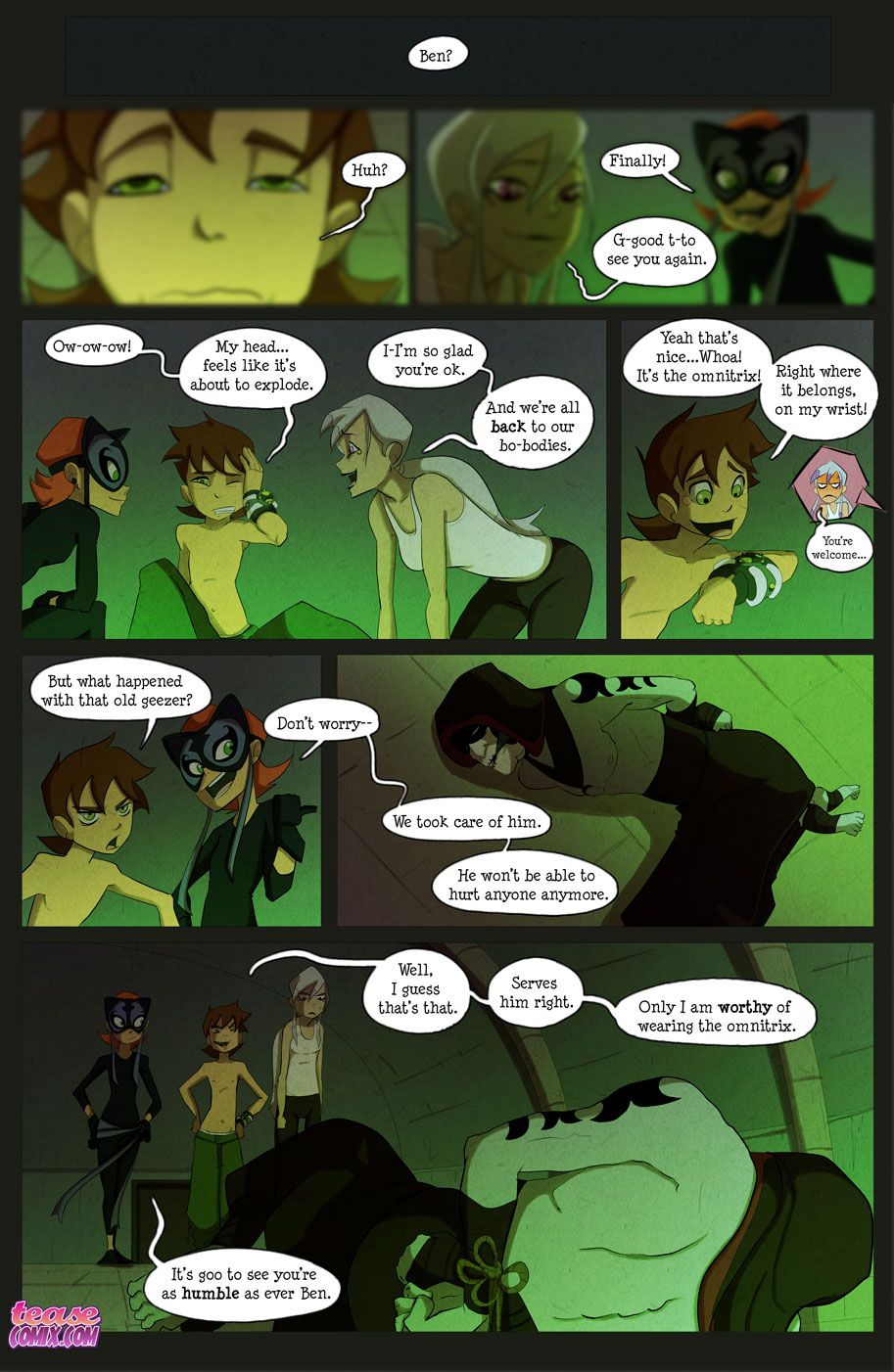The Witch With No Name (Ben 10) [Tease Comix] 2 . The Witch With No Name - Turn Into - Chapter 2 (Ben 10) [Tease Comix] – page 86