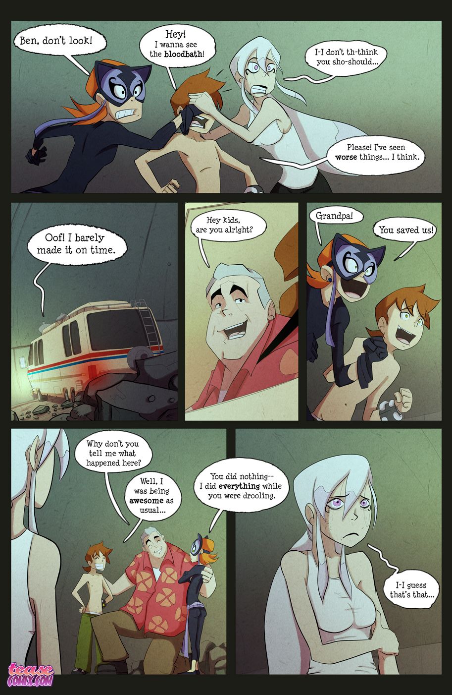 The Witch With No Name (Ben 10) [Tease Comix] 2 . The Witch With No Name - Turn Into - Chapter 2 (Ben 10) [Tease Comix] – page 89