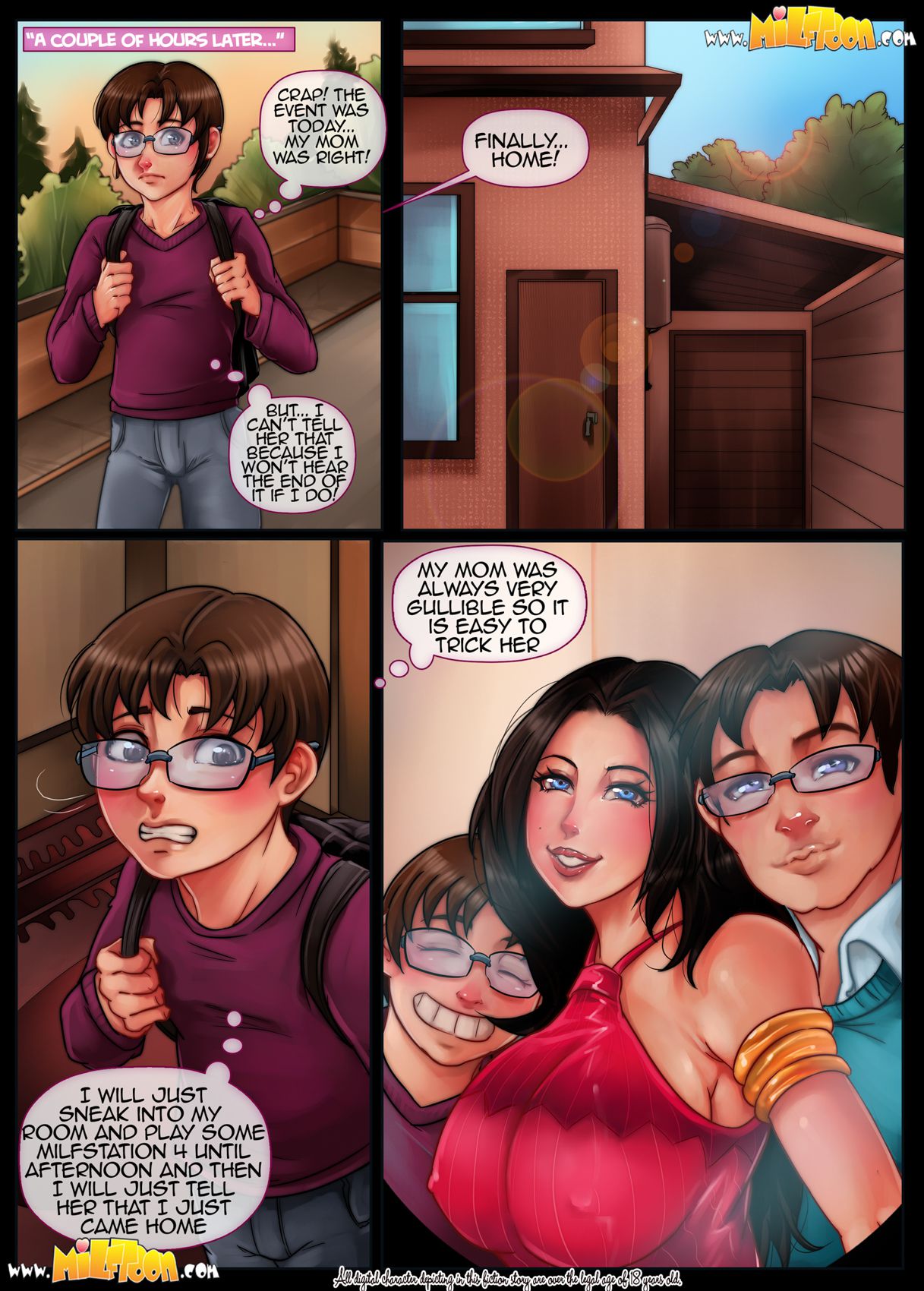 Wrong Guy [MILFToon] 1 . Wrong Guy - Chapter 1 [MILFToon] – page 4