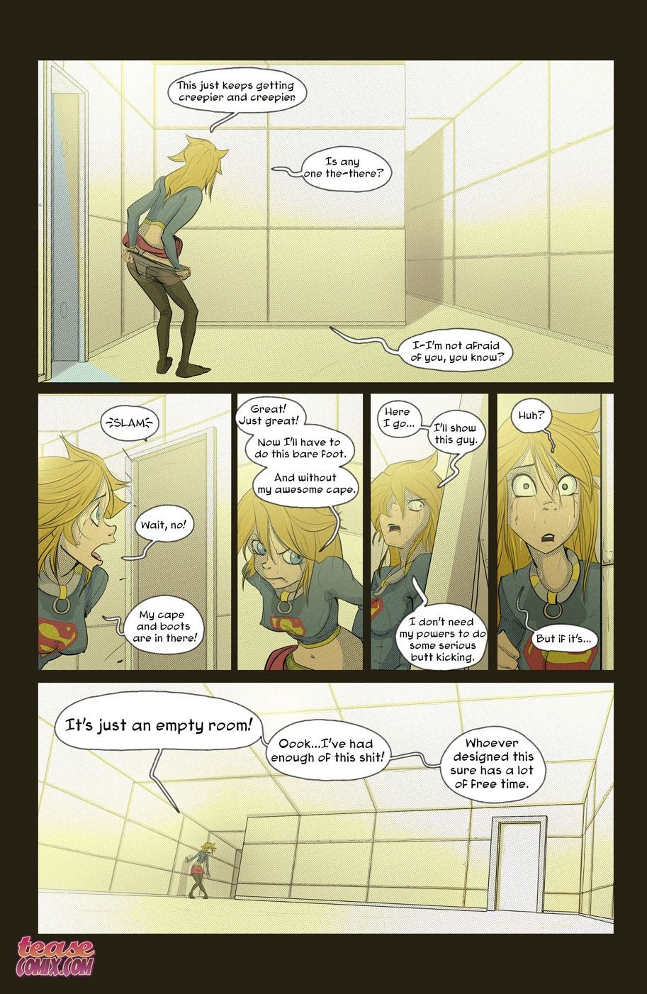 White Night (Supergirl) [Tease Comix] 1 . White Night - Chapter 1 (Supergirl) [Tease Comix] – page 11