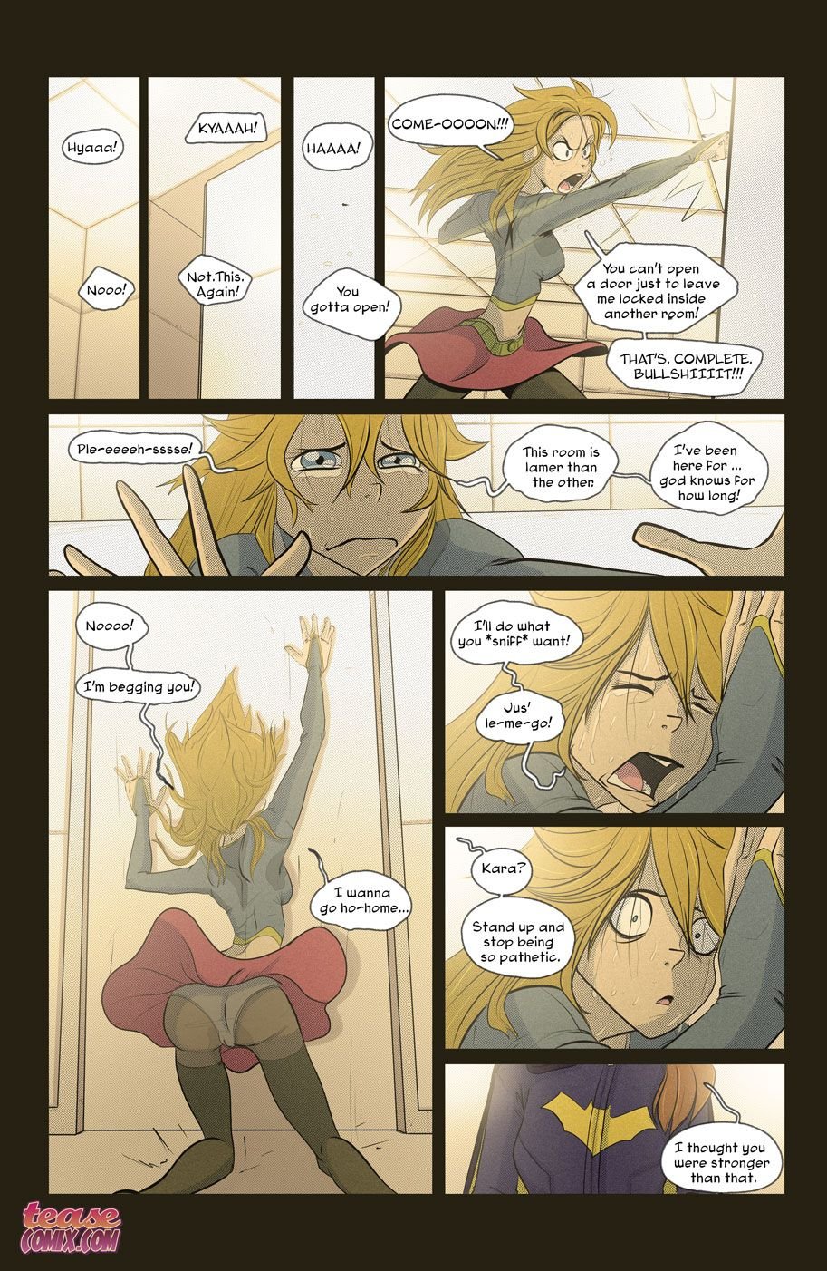White Night (Supergirl) [Tease Comix] 1 . White Night - Chapter 1 (Supergirl) [Tease Comix] – page 12