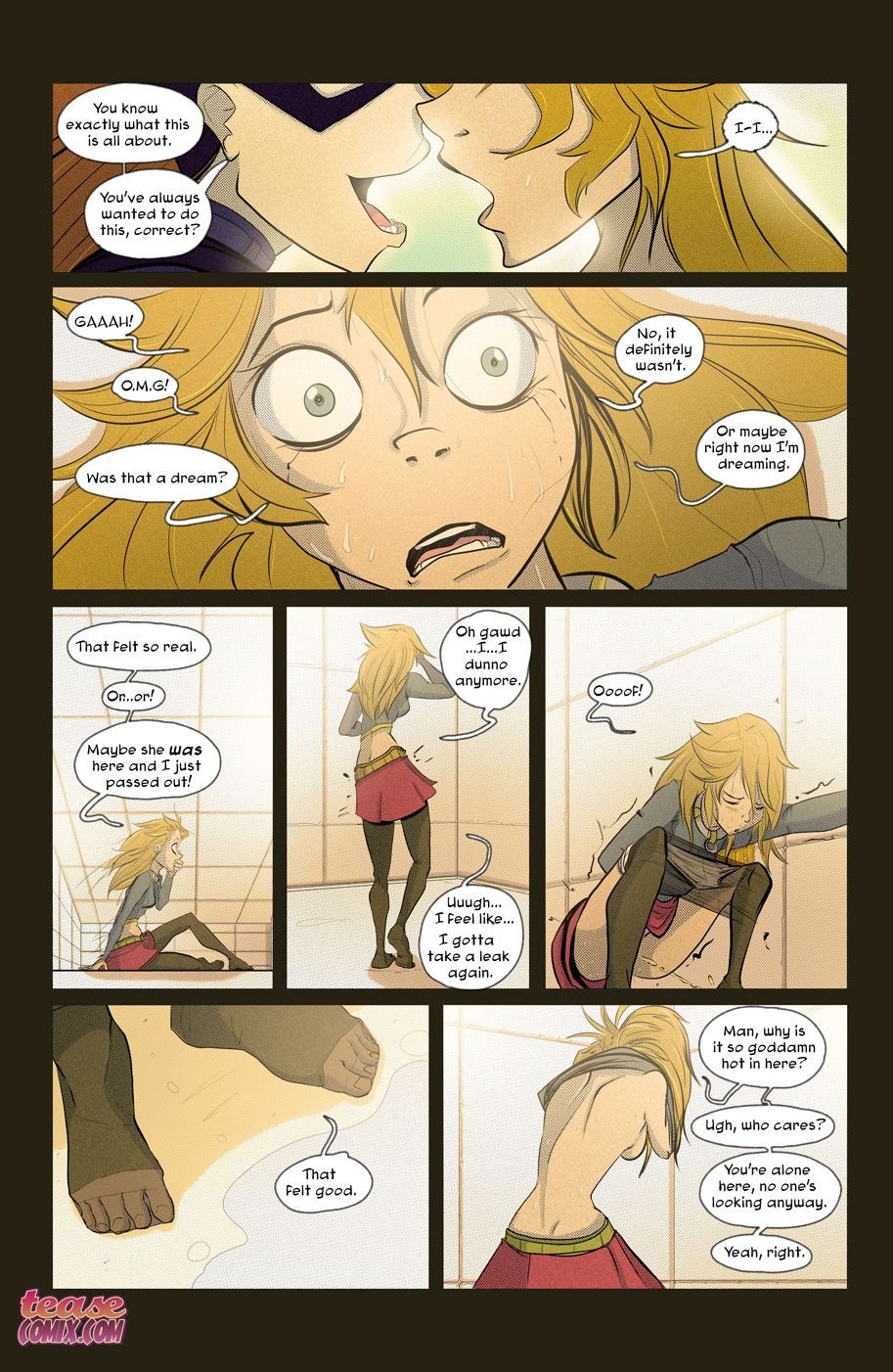 White Night (Supergirl) [Tease Comix] 1 . White Night - Chapter 1 (Supergirl) [Tease Comix] – page 14