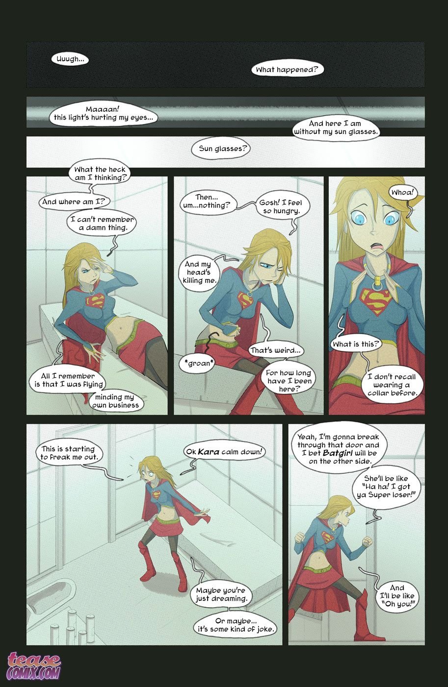 White Night (Supergirl) [Tease Comix] 1 . White Night - Chapter 1 (Supergirl) [Tease Comix] – page 2