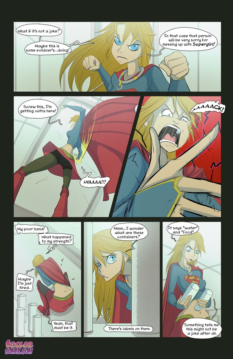White Night (Supergirl) [Tease Comix] 1 . White Night - Chapter 1 (Supergirl) [Tease Comix] – page 3