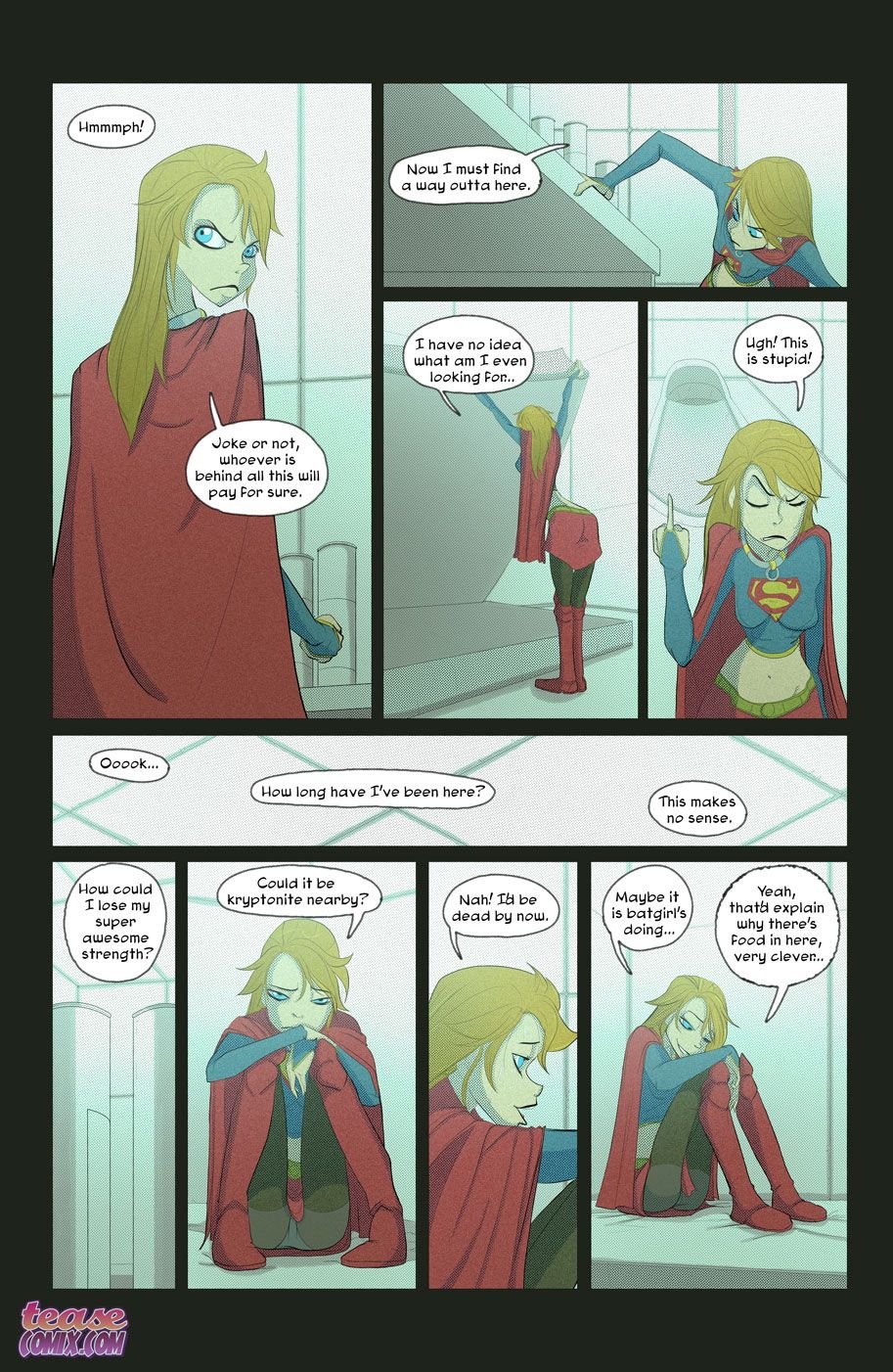White Night (Supergirl) [Tease Comix] 1 . White Night - Chapter 1 (Supergirl) [Tease Comix] – page 4