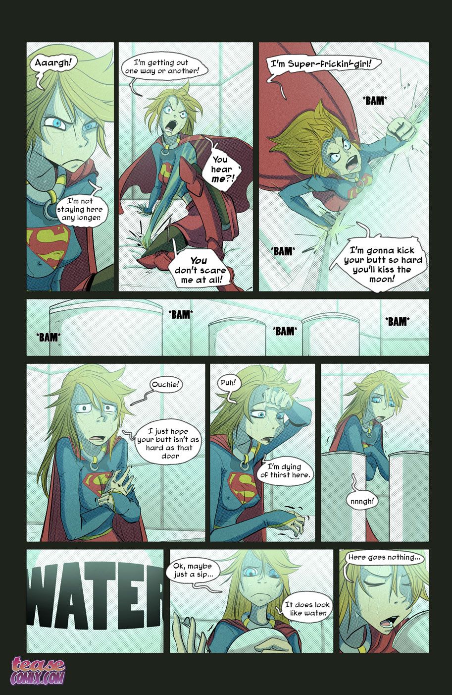 White Night (Supergirl) [Tease Comix] 1 . White Night - Chapter 1 (Supergirl) [Tease Comix] – page 7