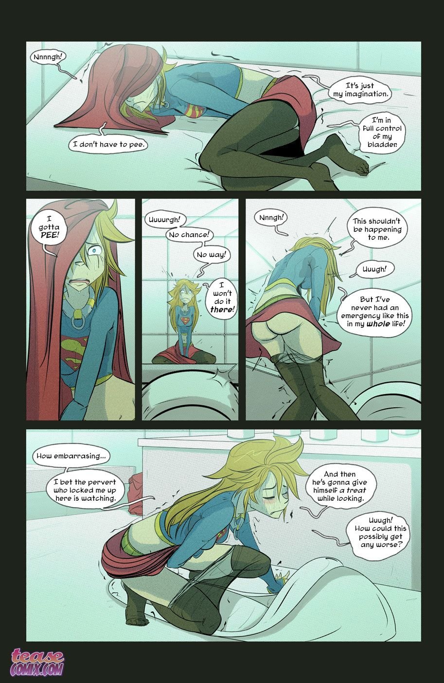 White Night (Supergirl) [Tease Comix] 1 . White Night - Chapter 1 (Supergirl) [Tease Comix] – page 9