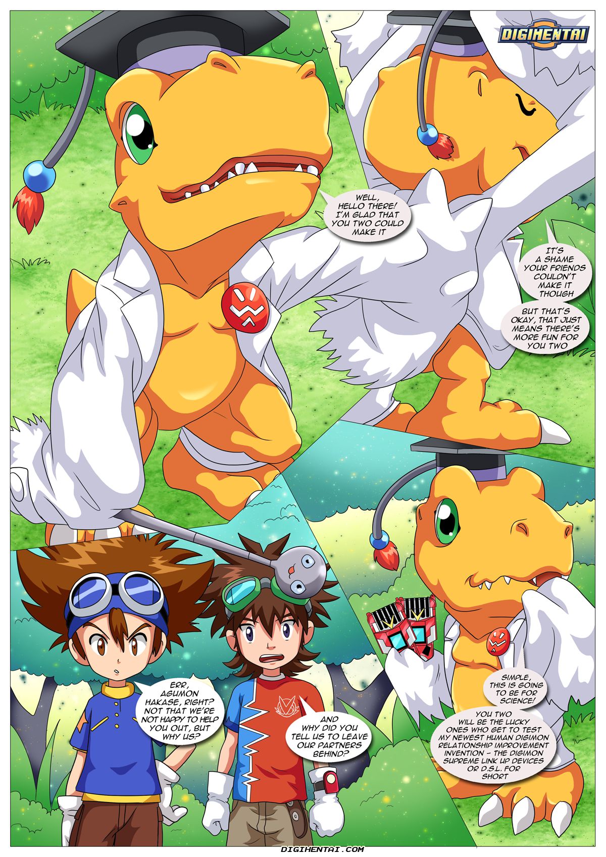 Digtal Lovero (Digimon) [Palcomix] 1 . Digtal Lovero - Chapter 1 (Digimon) [Palcomix] – page 2