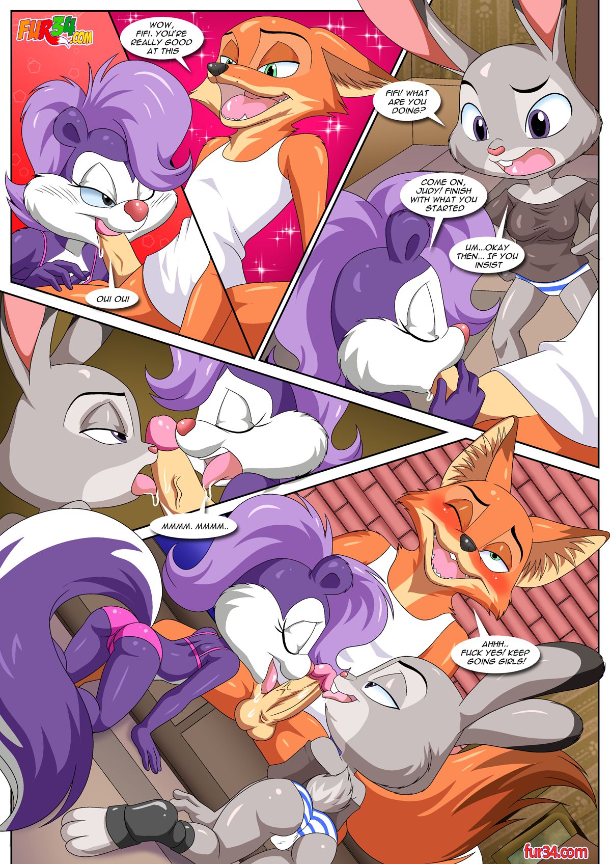 Fifi’s Trois (Tiny Toon Adventures , Zootopia) [Palcomix] 1 . Fifi's Trois - Chapter 1 (Tiny Toon Adventures , Zootopia) [Palcomix] – page 7