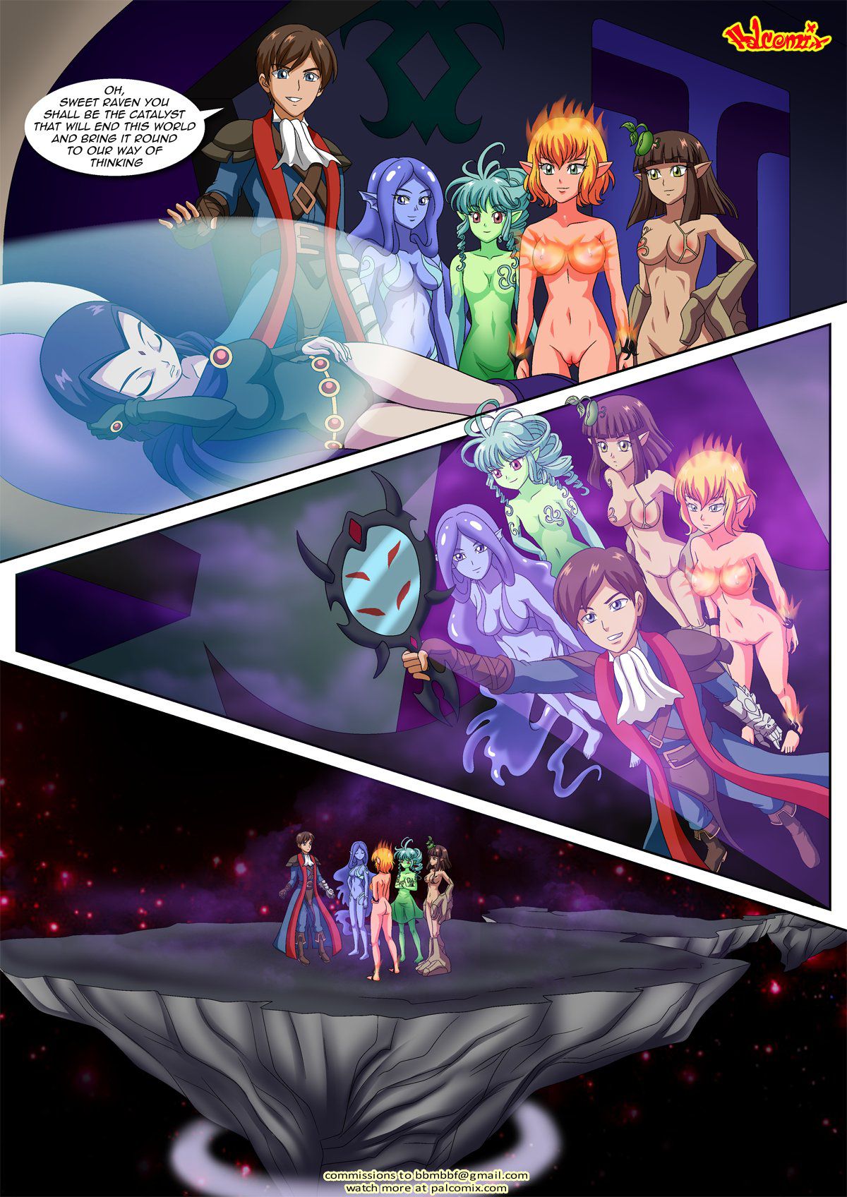 Raven’s Lust (Teen Titans) [Palcomix] 1 . Raven's Lust - Chapter 1 (Teen Titans) [Palcomix] – page 2