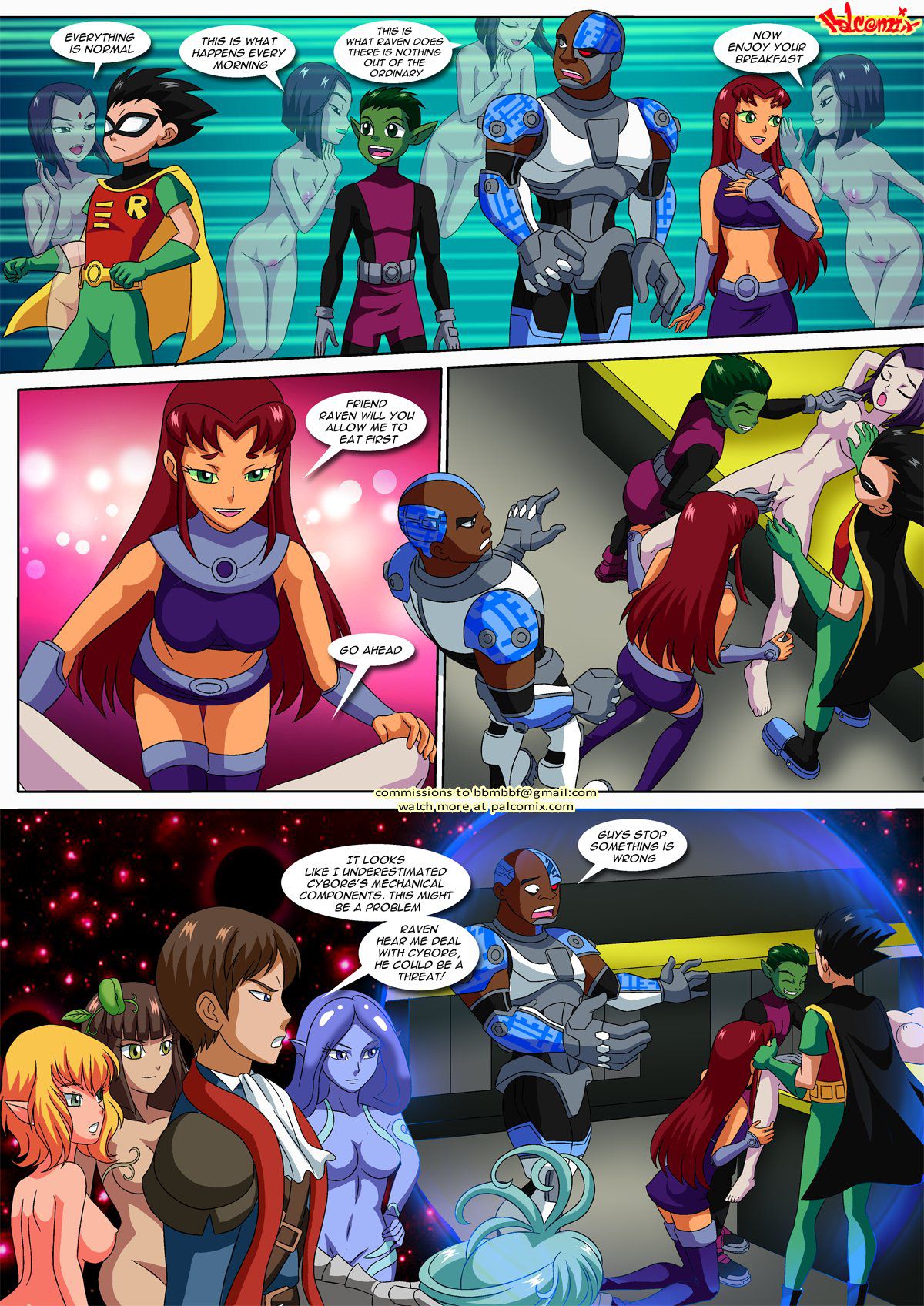 Raven’s Lust (Teen Titans) [Palcomix] 1 . Raven's Lust - Chapter 1 (Teen Titans) [Palcomix] – page 5