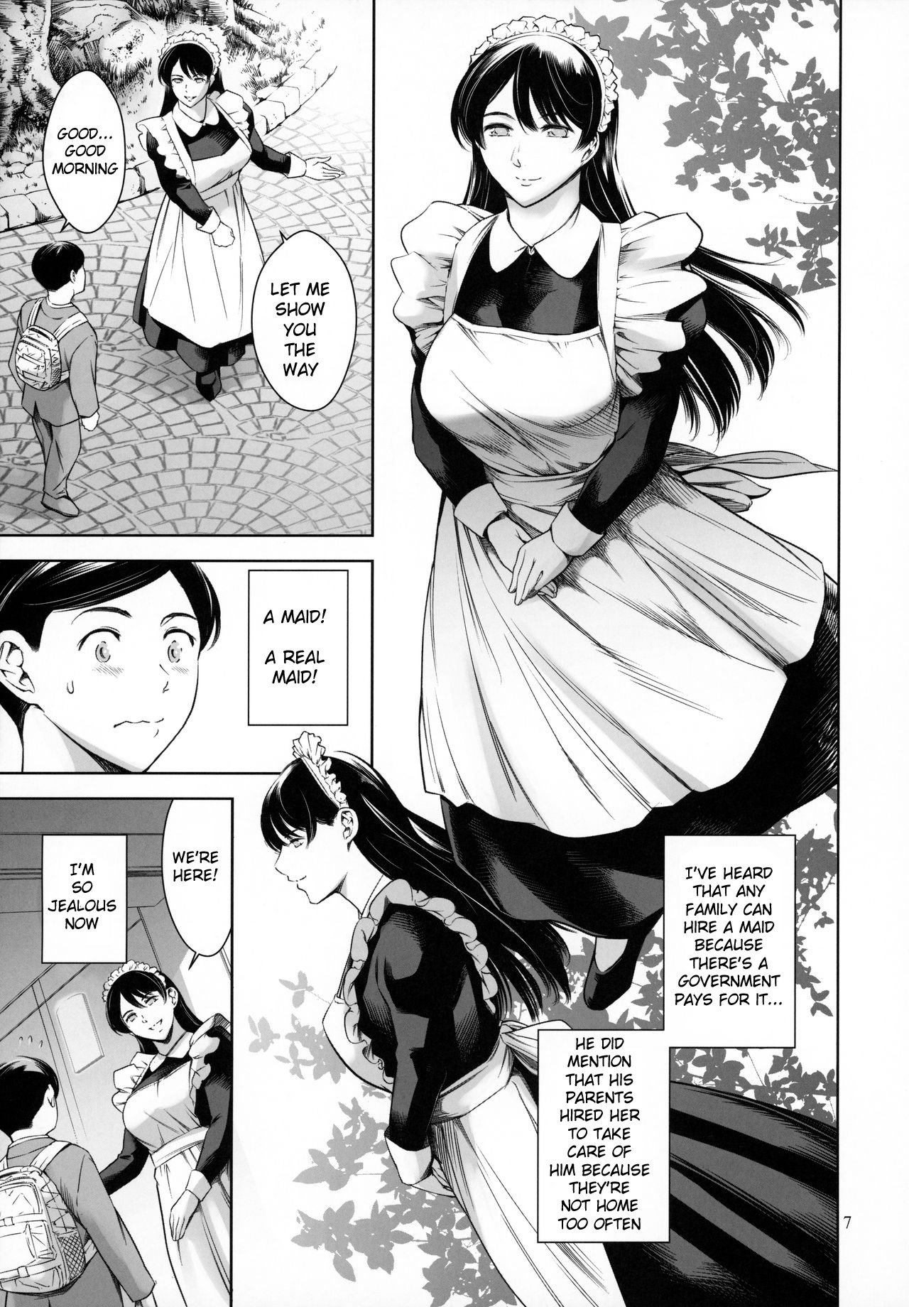 Uchi no Maid [Maguro Teikoku] 1 . Uchi no Maid - Chapter 1 [Maguro Teikoku] – page 7