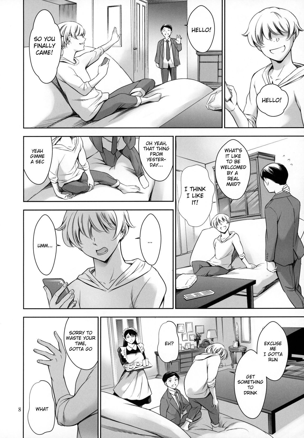 Uchi no Maid [Maguro Teikoku] 1 . Uchi no Maid - Chapter 1 [Maguro Teikoku] – page 8