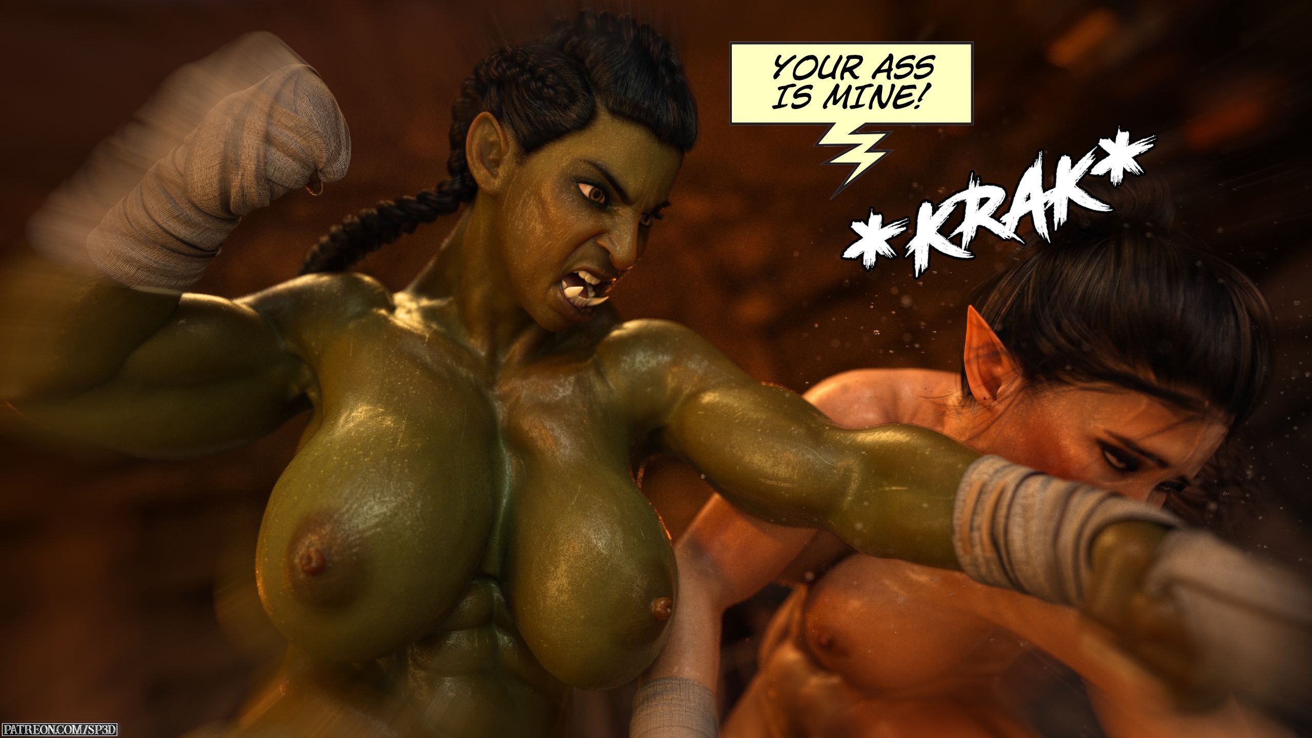 Sarak Vs Sinna [SquarePeg3D] 1.2 . Sarak Vs Sinna - Sinna Wins - Chapter 1 [SquarePeg3D] – page 47