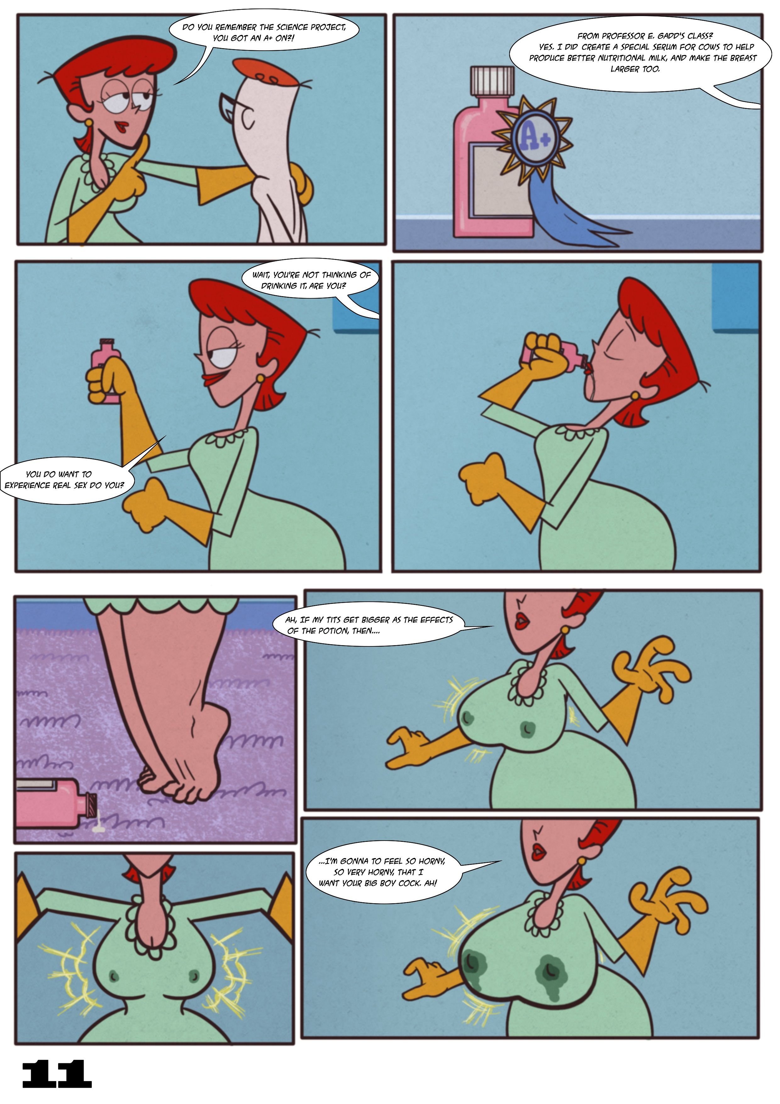 Milking Mom (Dexter’s Laboratory) [Grigori] 1 . Milking Mom - Chapter 1 (Dexter's Laboratory) [Grigori] – page 13