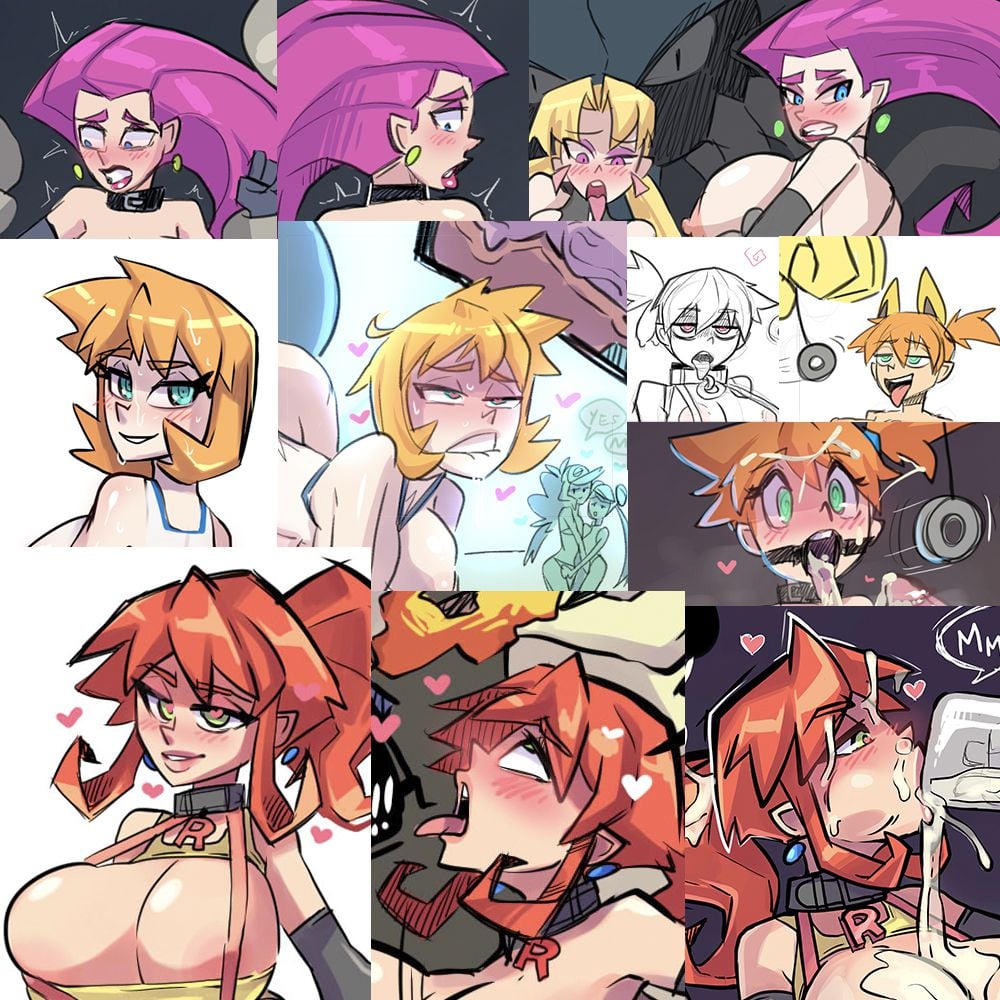 Artworks [Gerph] Jessie And Misty Sketch Pack - [Gerph] – page 1
