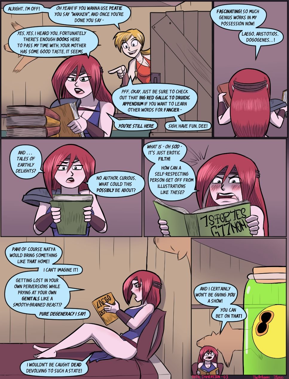 Total Immersion [The Arthman] 1 . Total Immersion - Chapter 1 [The Arthman] – page 4