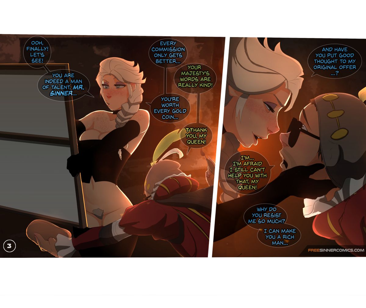 Elsa’s Dungeon (Frozen) [SillyGirl] 3 . Elsa's Dungeon - Chapter 3 (Frozen) [SillyGirl] – page 4