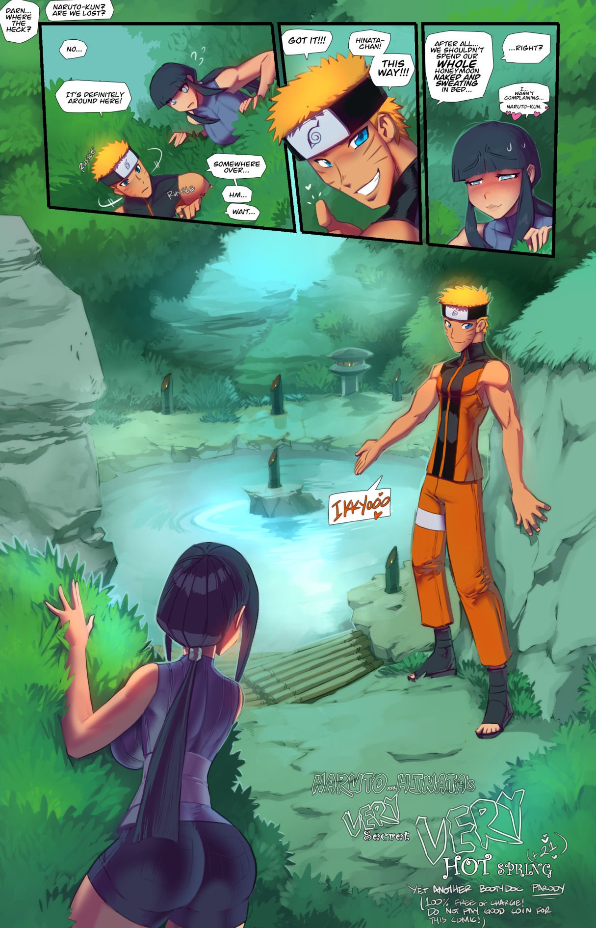 Hot Spring (Naruto) [Fred Perry] 1 . Hot Spring - Chapter 1 (Naruto) [Fred Perry] – page 1