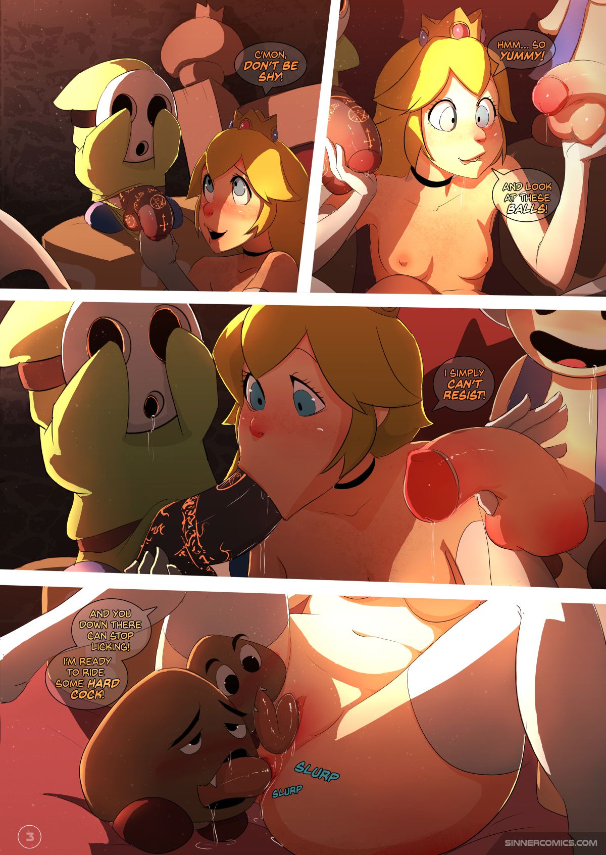 Princess Peach (Mario Series) [SillyGirl] 1 . Princess Peach - Chapter 1 (Mario Series) [SillyGirl] – page 4