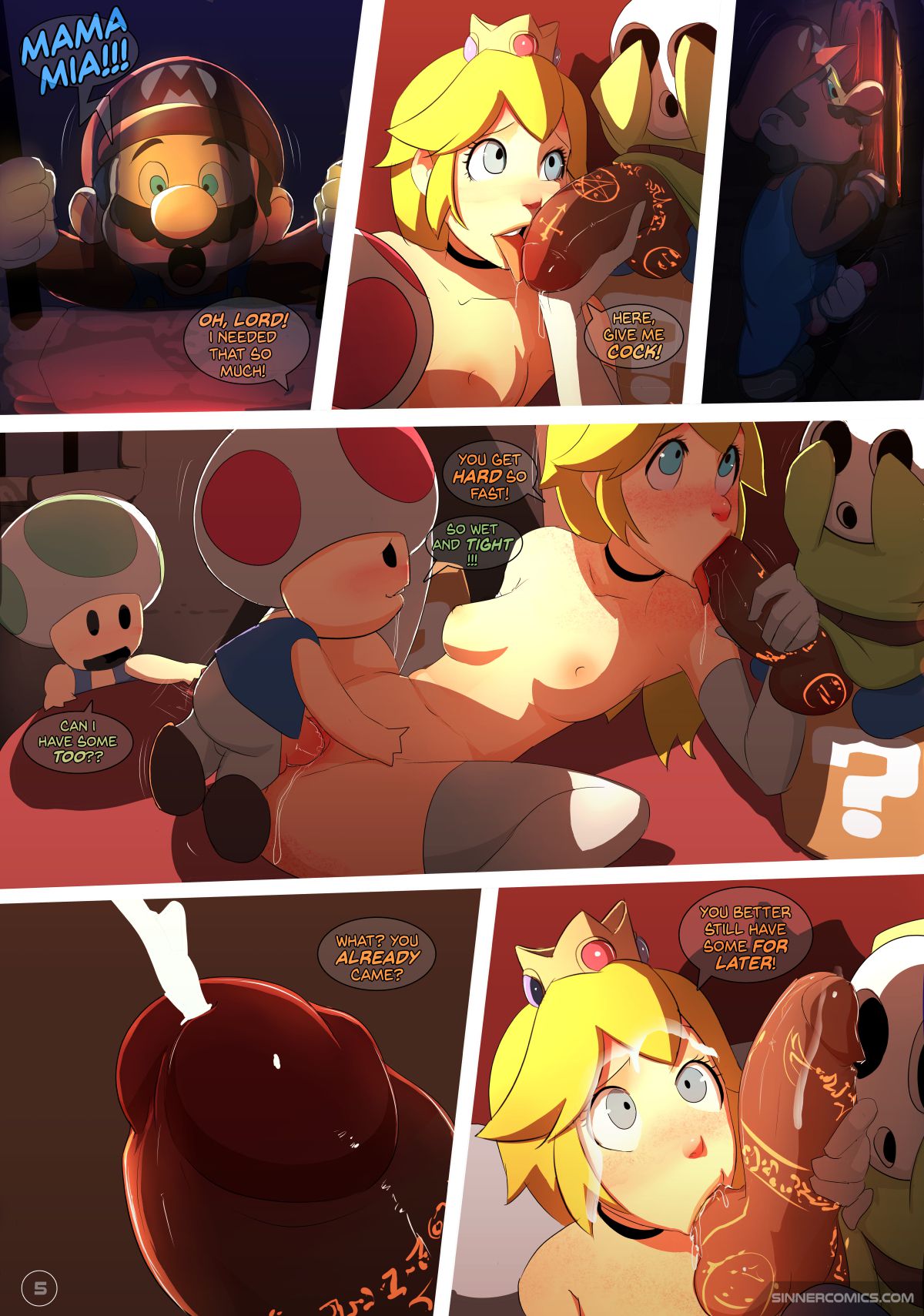 Princess Peach (Mario Series) [SillyGirl] 1 . Princess Peach - Chapter 1 (Mario Series) [SillyGirl] – page 6