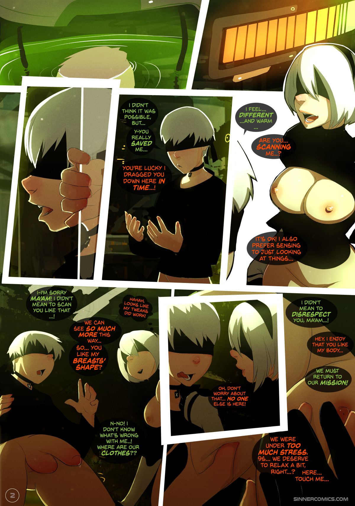 NieR: Automata XXX (NieR: Automata) [SillyGirl] 1 . NieR: Automata XXX - Chapter 1 (NieR: Automata) [SillyGirl] – page 2