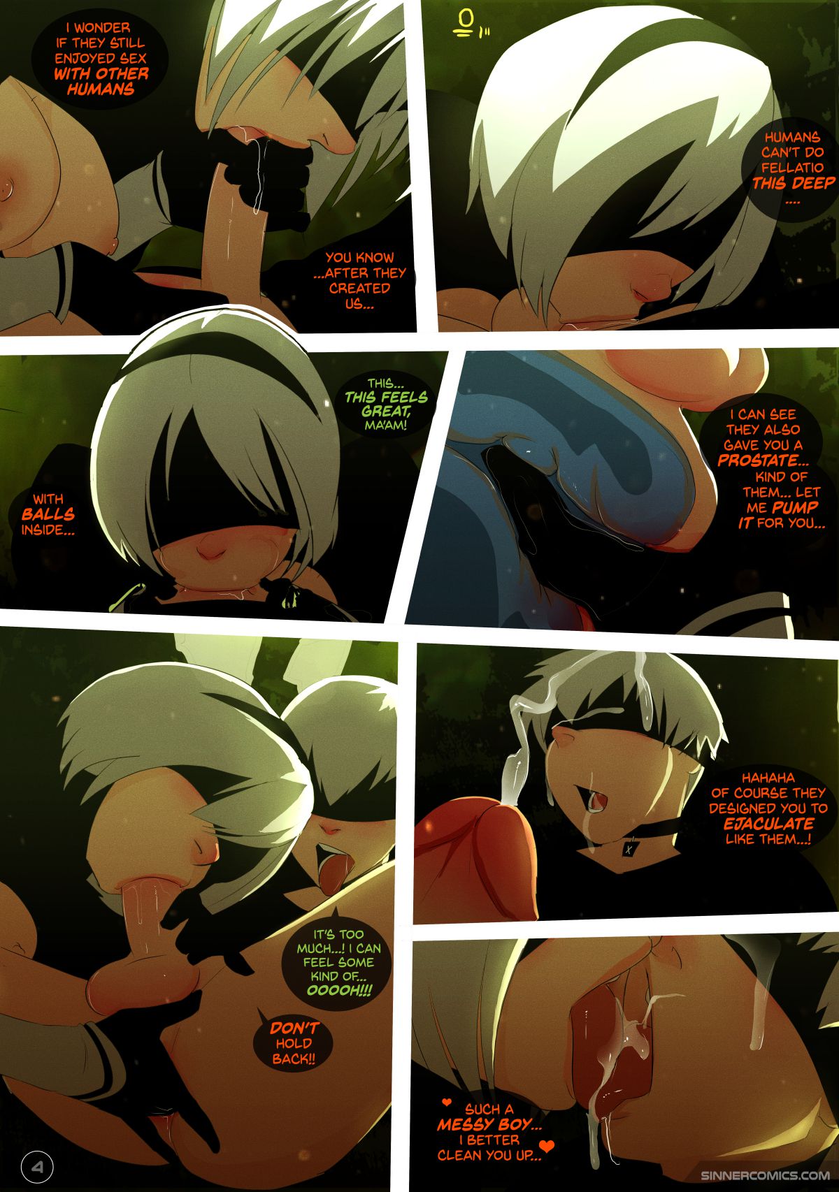 NieR: Automata XXX (NieR: Automata) [SillyGirl] 1 . NieR: Automata XXX - Chapter 1 (NieR: Automata) [SillyGirl] – page 4