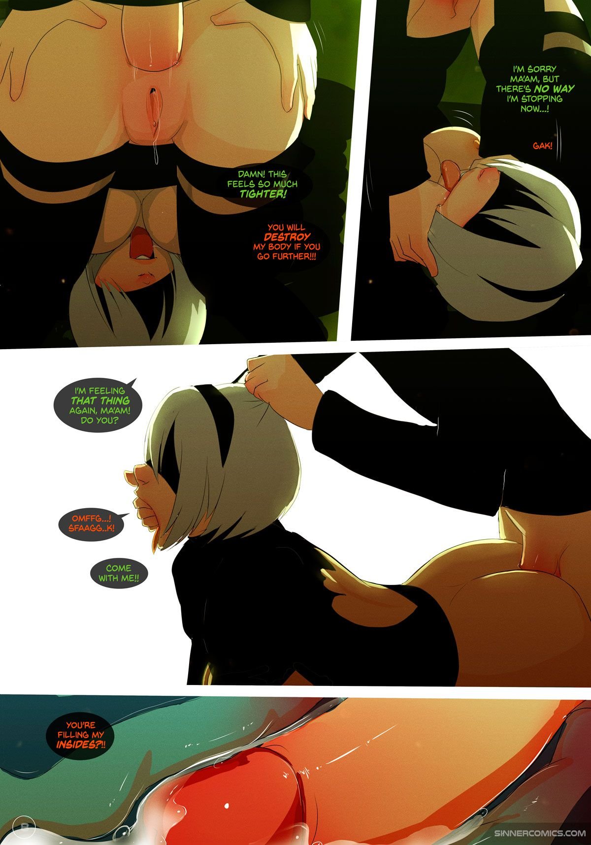 NieR: Automata XXX (NieR: Automata) [SillyGirl] 1 . NieR: Automata XXX - Chapter 1 (NieR: Automata) [SillyGirl] – page 8