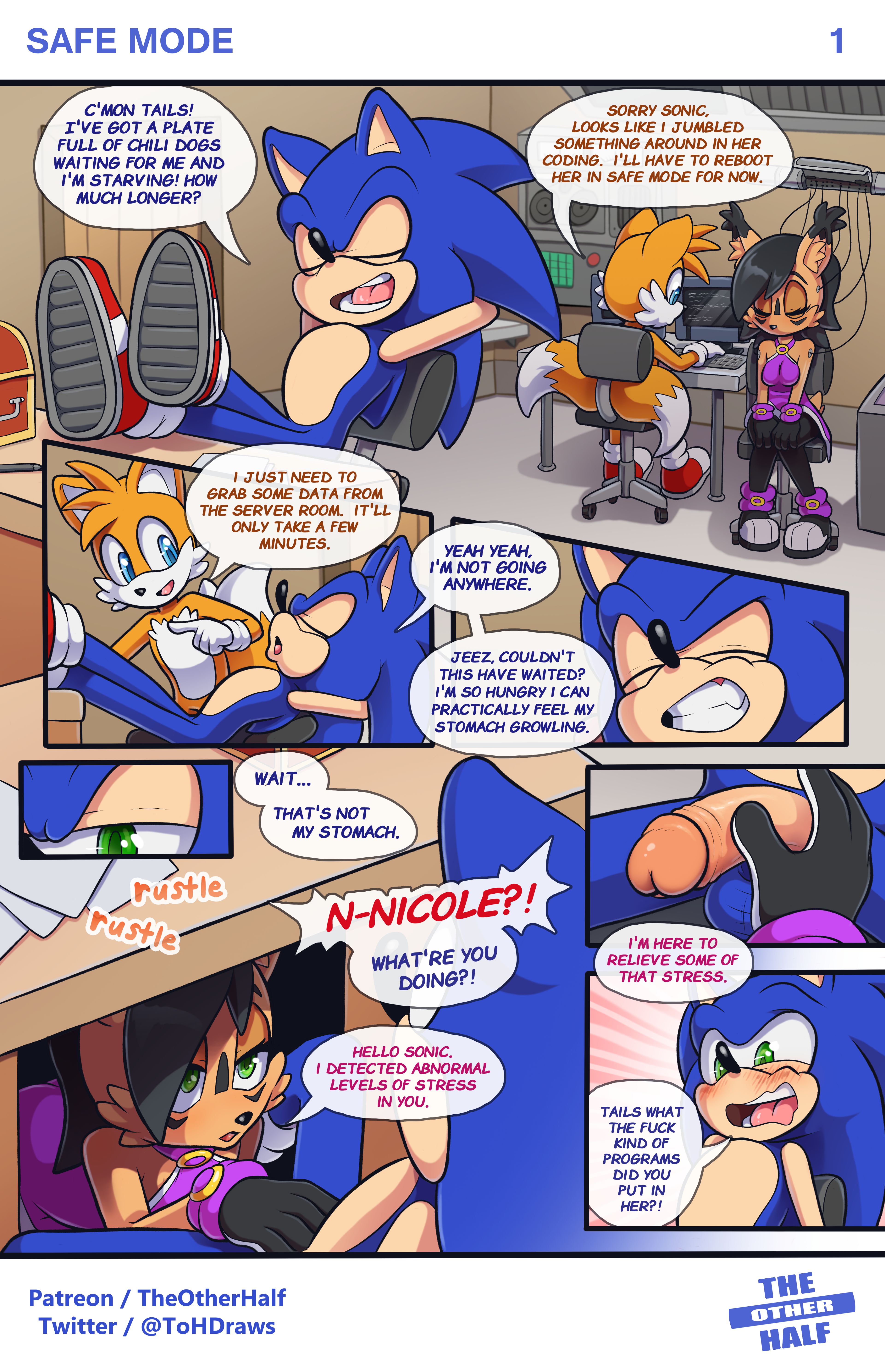 Safe Mode (Sonic the Hedgehog) [TheOtherHalf] 1 . Safe Mode - Chapter 1 (Sonic the Hedgehog) [TheOtherHalf] – page 2