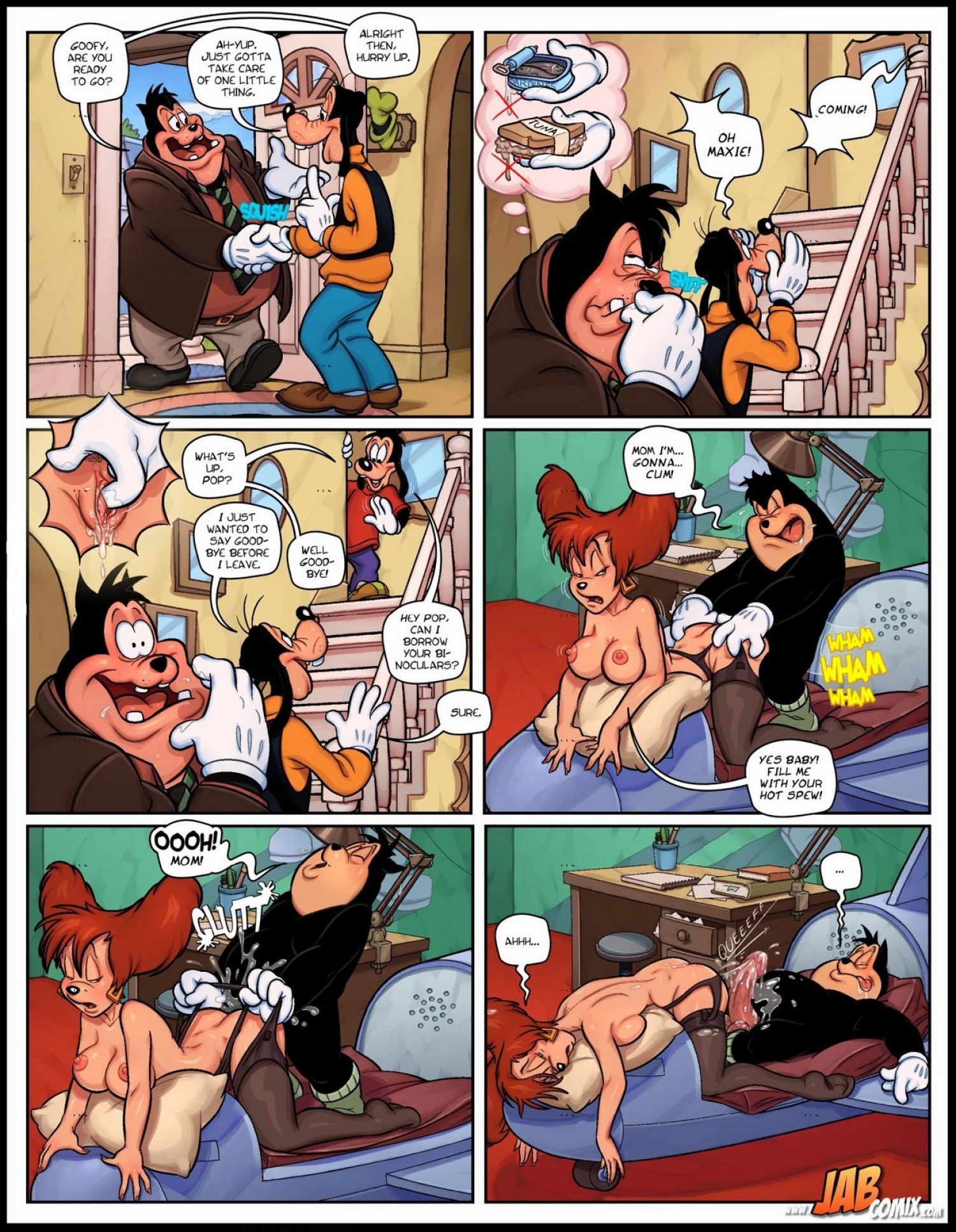 Family Affair (Goof Troop) [JABComix] 3 . Family Affair  - Chapter 3 (Goof Troop) [JABComix] – page 8