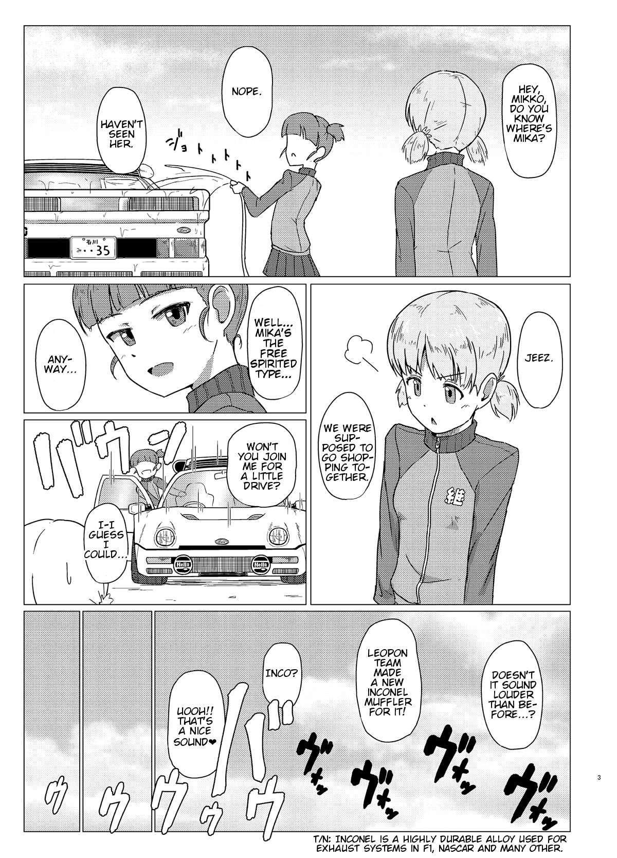Mika-san (Girls Und Panzer) [Muchabou] 2 . Mika-san to Toilet Sex - Chapter 2 (Girls Und Panzer) [Muchabou] – page 2
